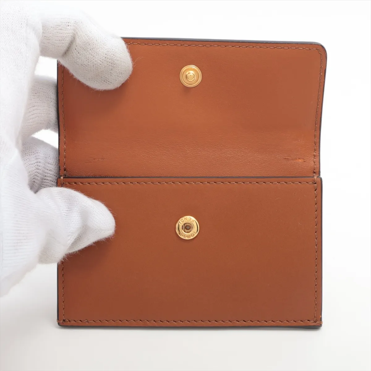 8M0423 Leather Fragment Case Brown — view 3