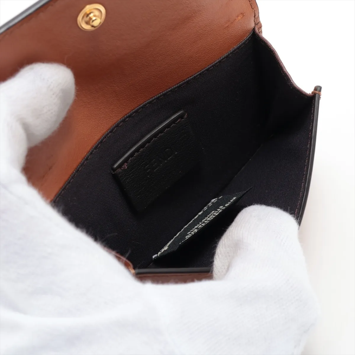 8M0423 Leather Fragment Case Brown — view 4