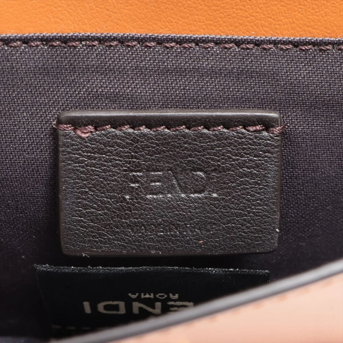 8M0423 Leather Fragment Case Brown — view 6