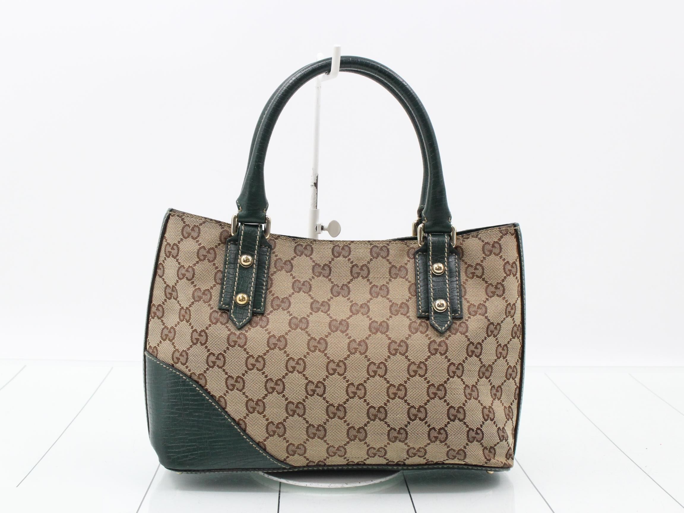 GG Canvas Horsebit Leather Handbag — view 2