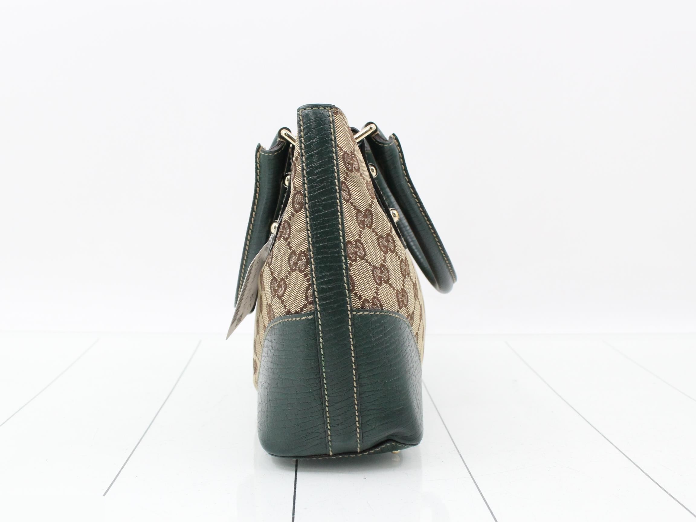 GG Canvas Horsebit Leather Handbag — view 3