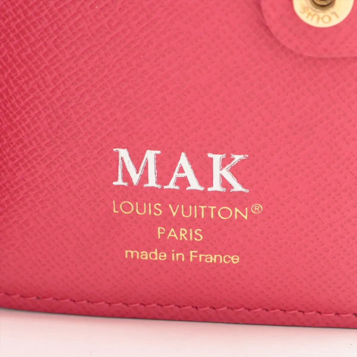 Monogram Portefeuille Lisa M11380 Brown x Pink Compact Wallet with Initials — view 6