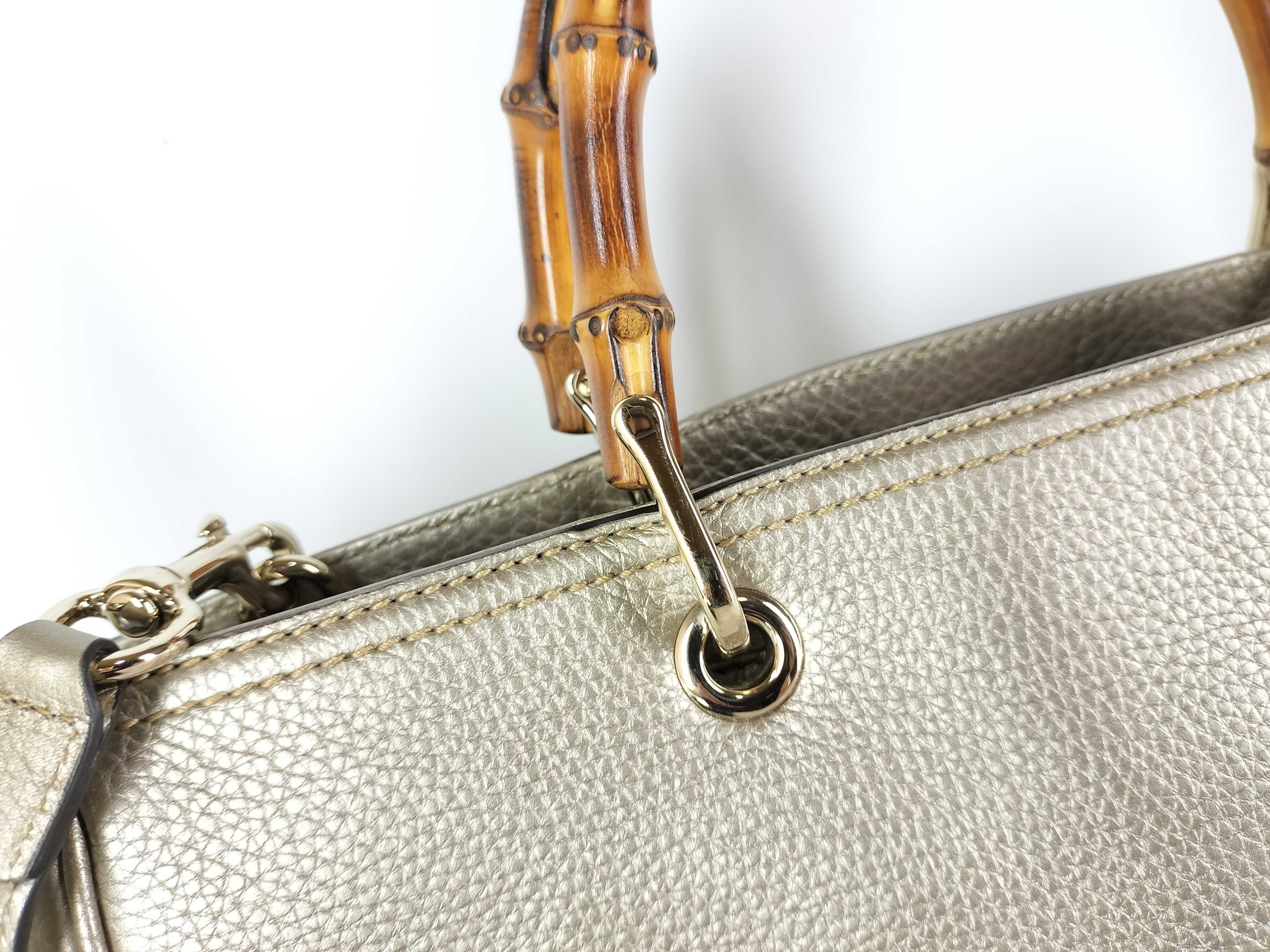 Bamboo 323660 2-Way Bag, Silver Handbag — view 3