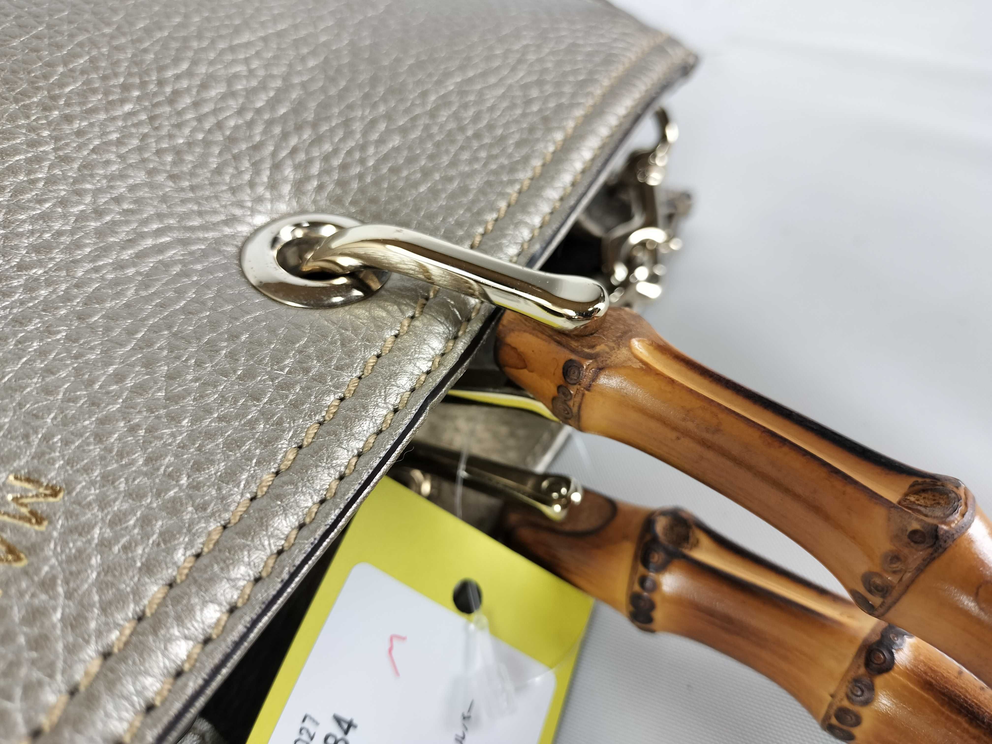 Bamboo 323660 2-Way Bag, Silver Handbag — view 5