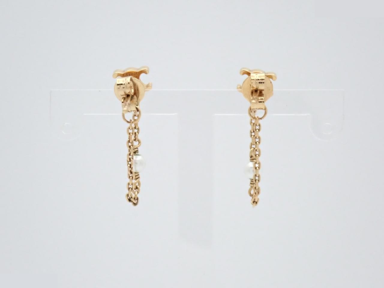 Triomphe Pearl Earrings — view 2