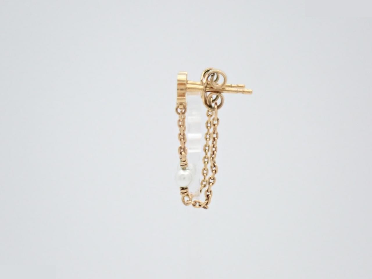 Triomphe Pearl Earrings — view 3