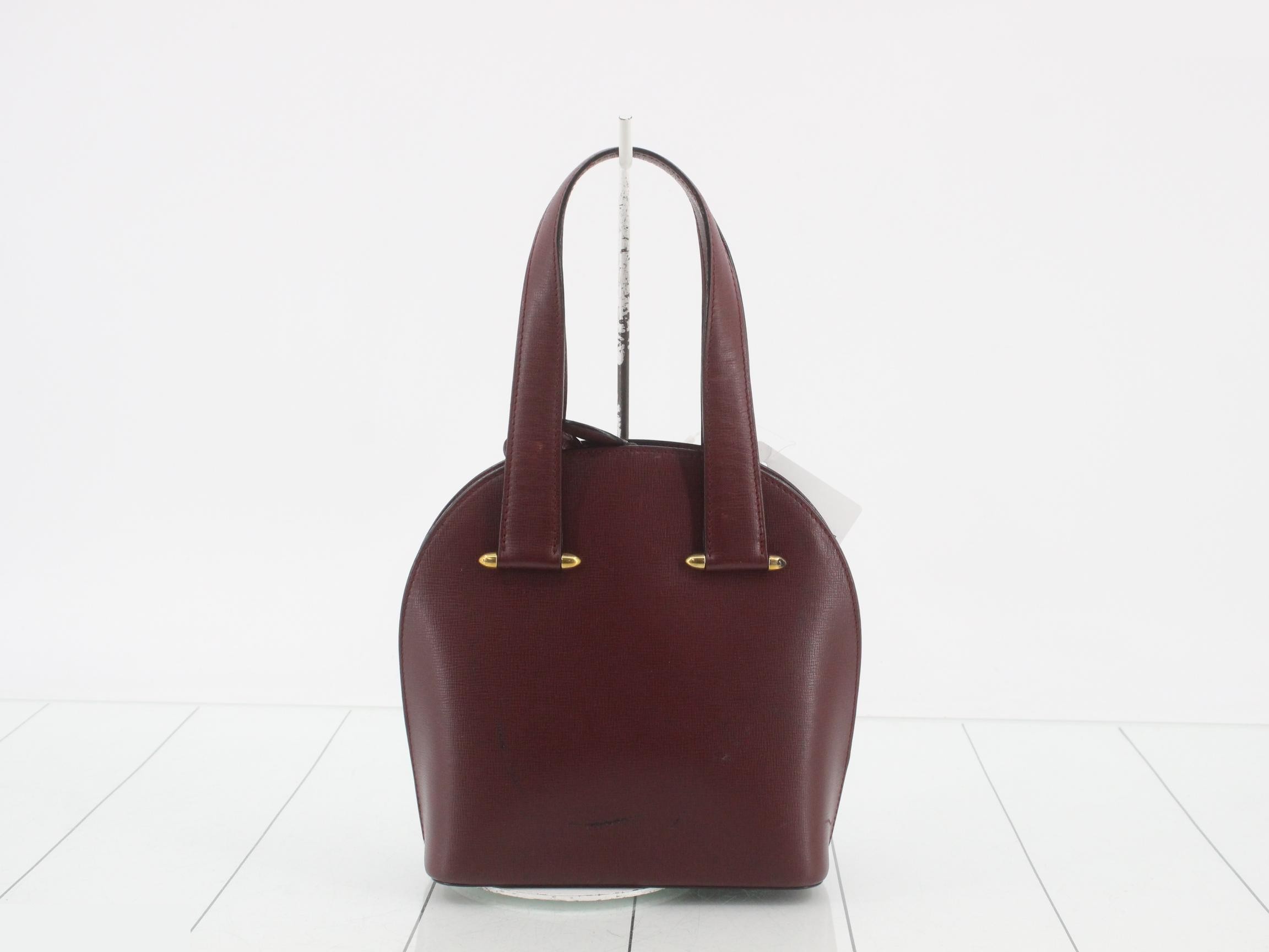 handbag, burgundy