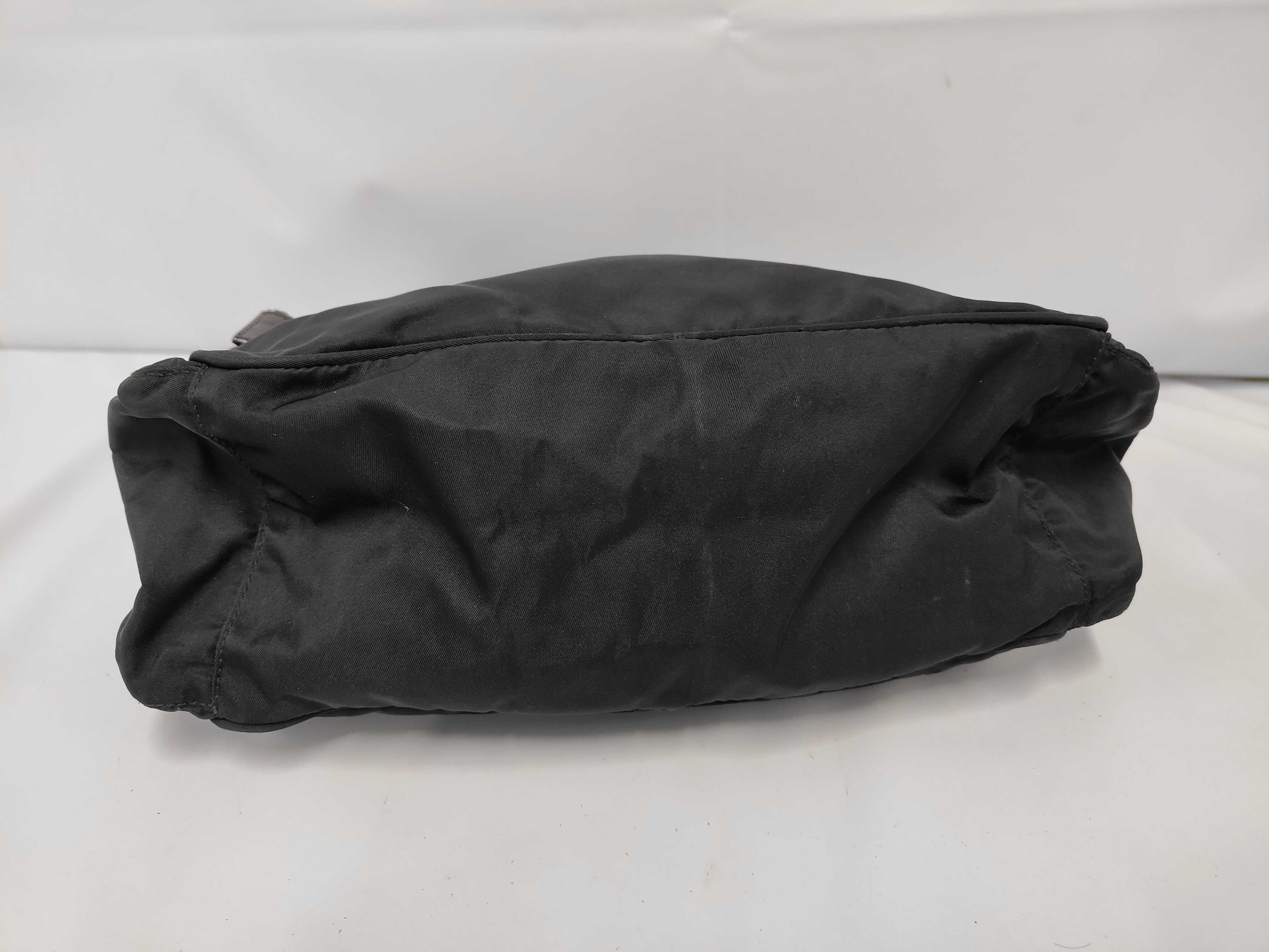 Mini Boston Bag with Triangle Logo — view 3