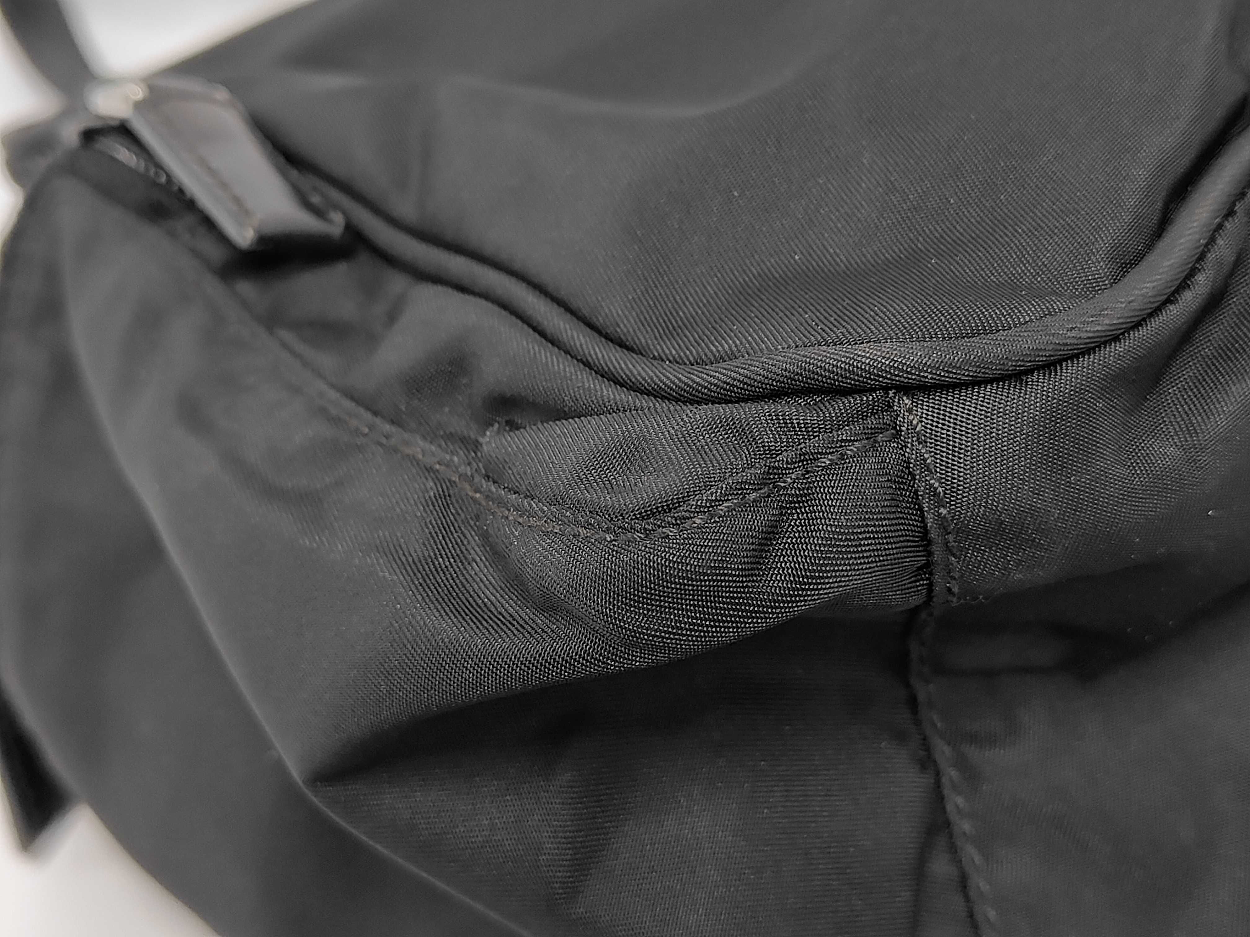 Mini Boston Bag with Triangle Logo — view 4