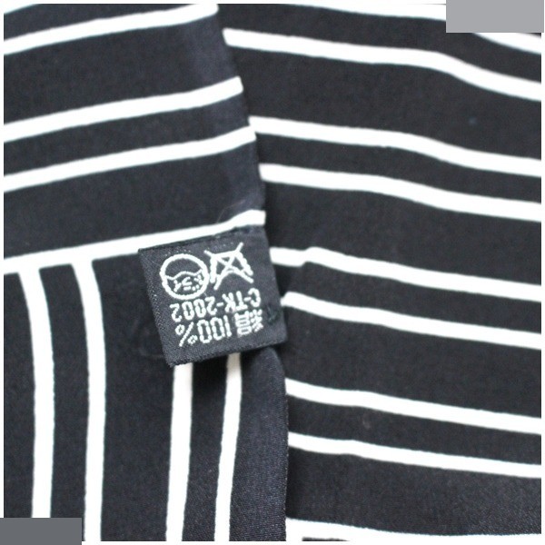 silk scarf/stole, rectangular shape, with tag. — view 3