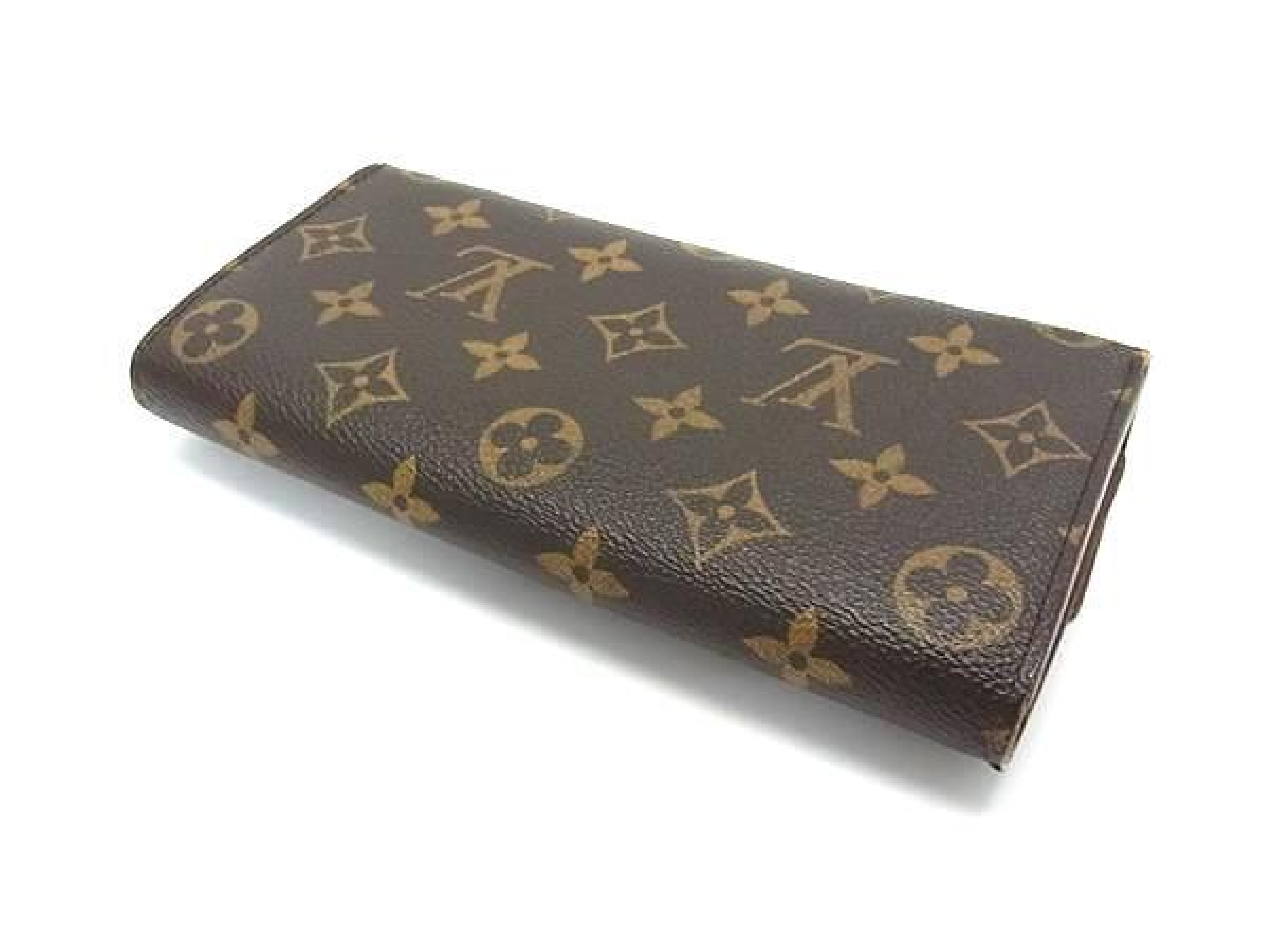 Monogram M61726 Pochette Portemonnaie Credit Bi-fold Long Wallet Brown HD0676 Wallet — view 2
