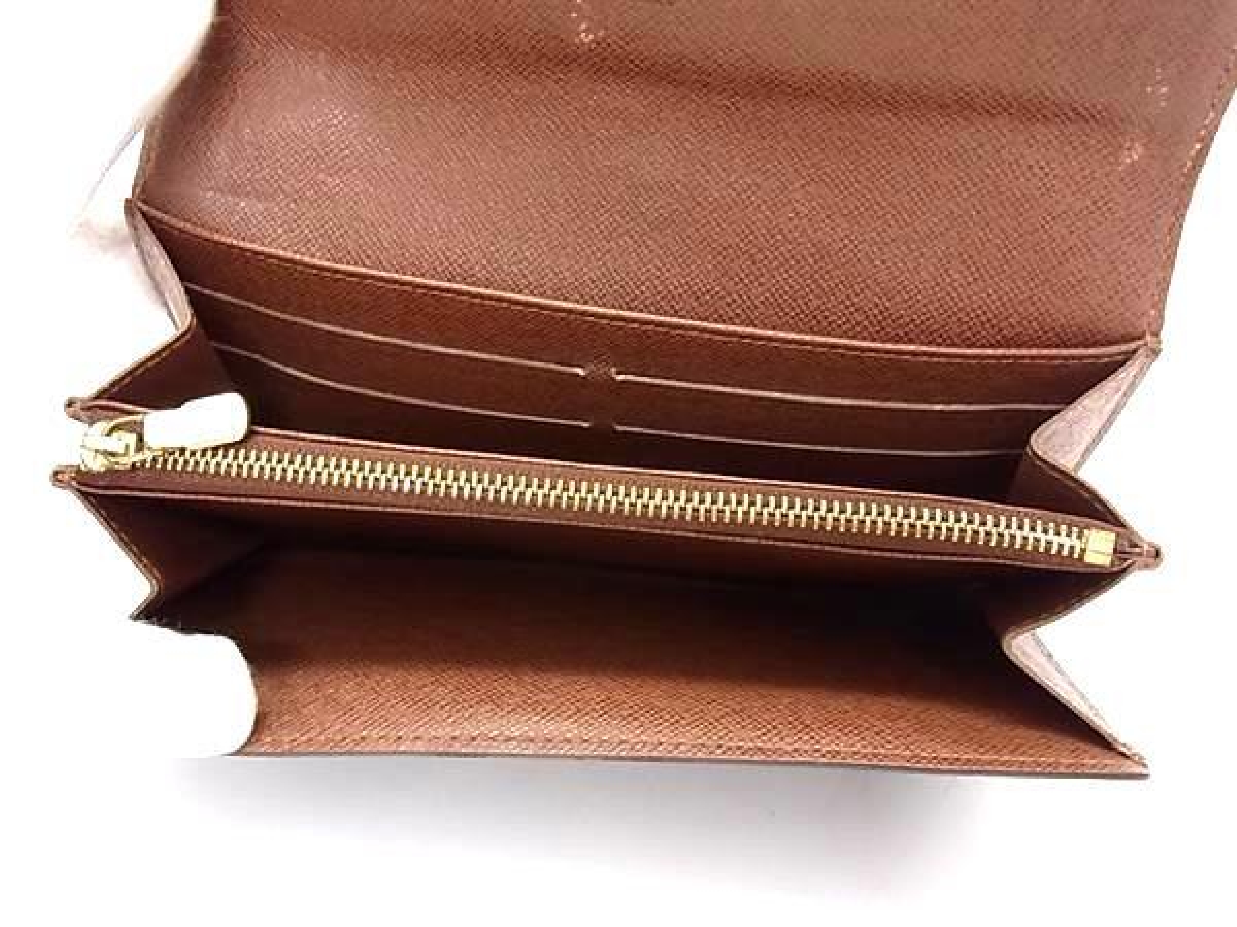 Monogram M61726 Pochette Portemonnaie Credit Bi-fold Long Wallet Brown HD0676 Wallet — view 4