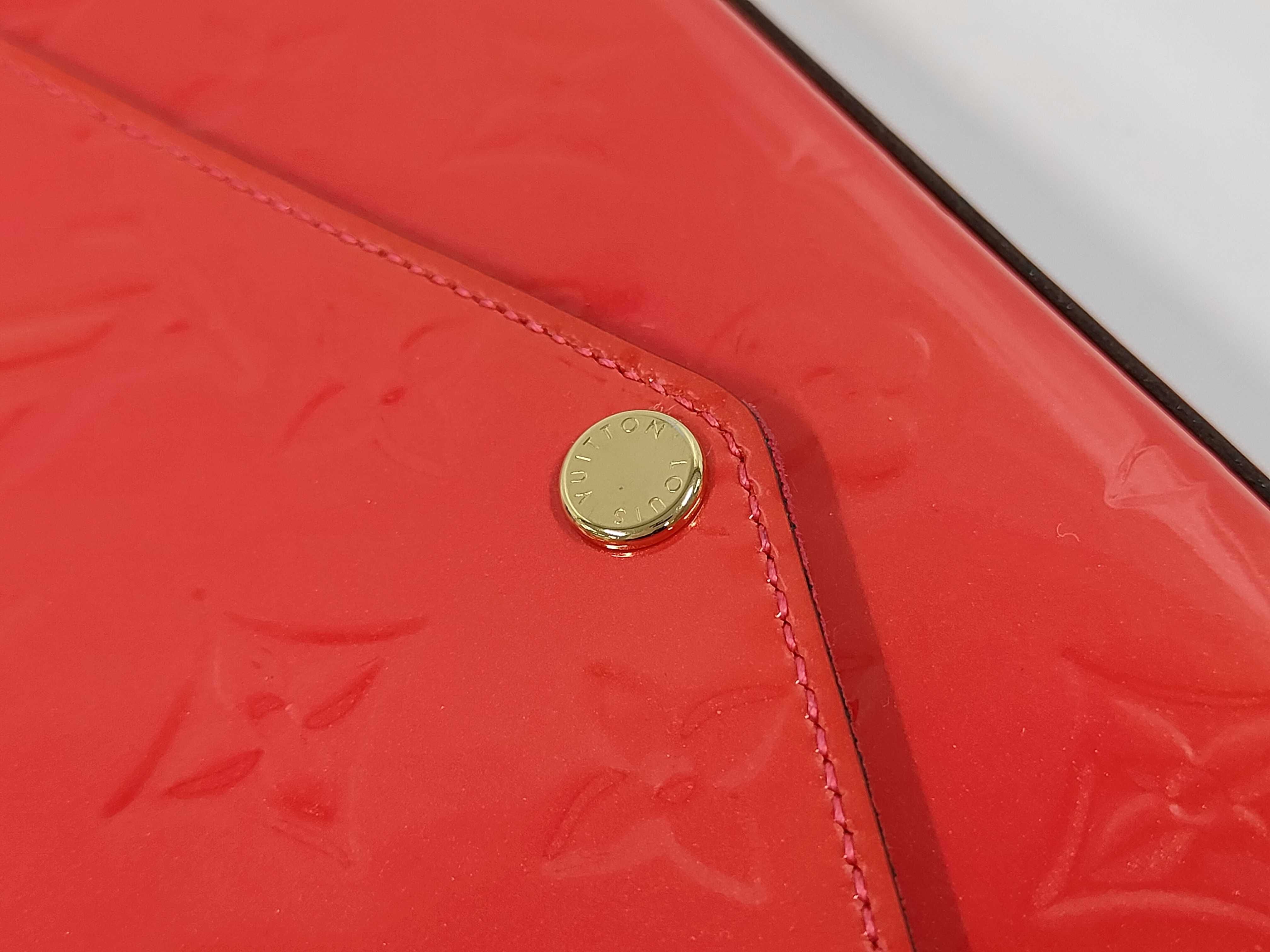 Vernis Pochette Felicie Cerise M61293 TJ4126 Accessories: Dust bag, coin case, card case, shoulder bag — view 6