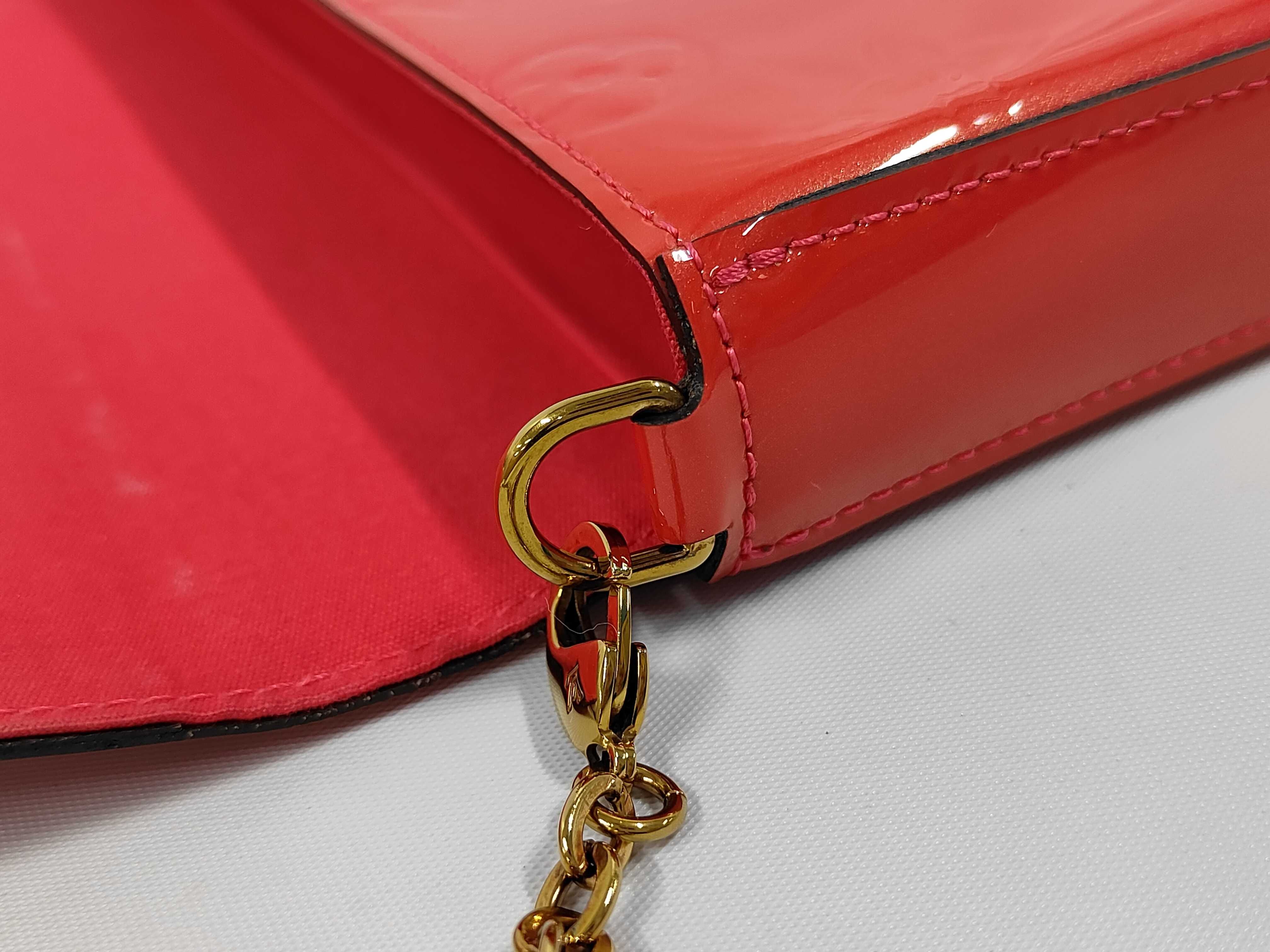 Vernis Pochette Felicie Cerise M61293 TJ4126 Accessories: Dust bag, coin case, card case, shoulder bag — view 7