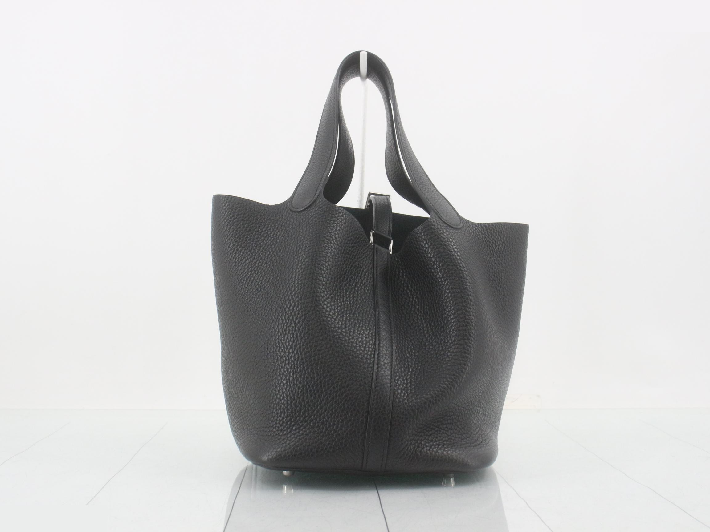 Picotin handbag, X stamp, black — view 2