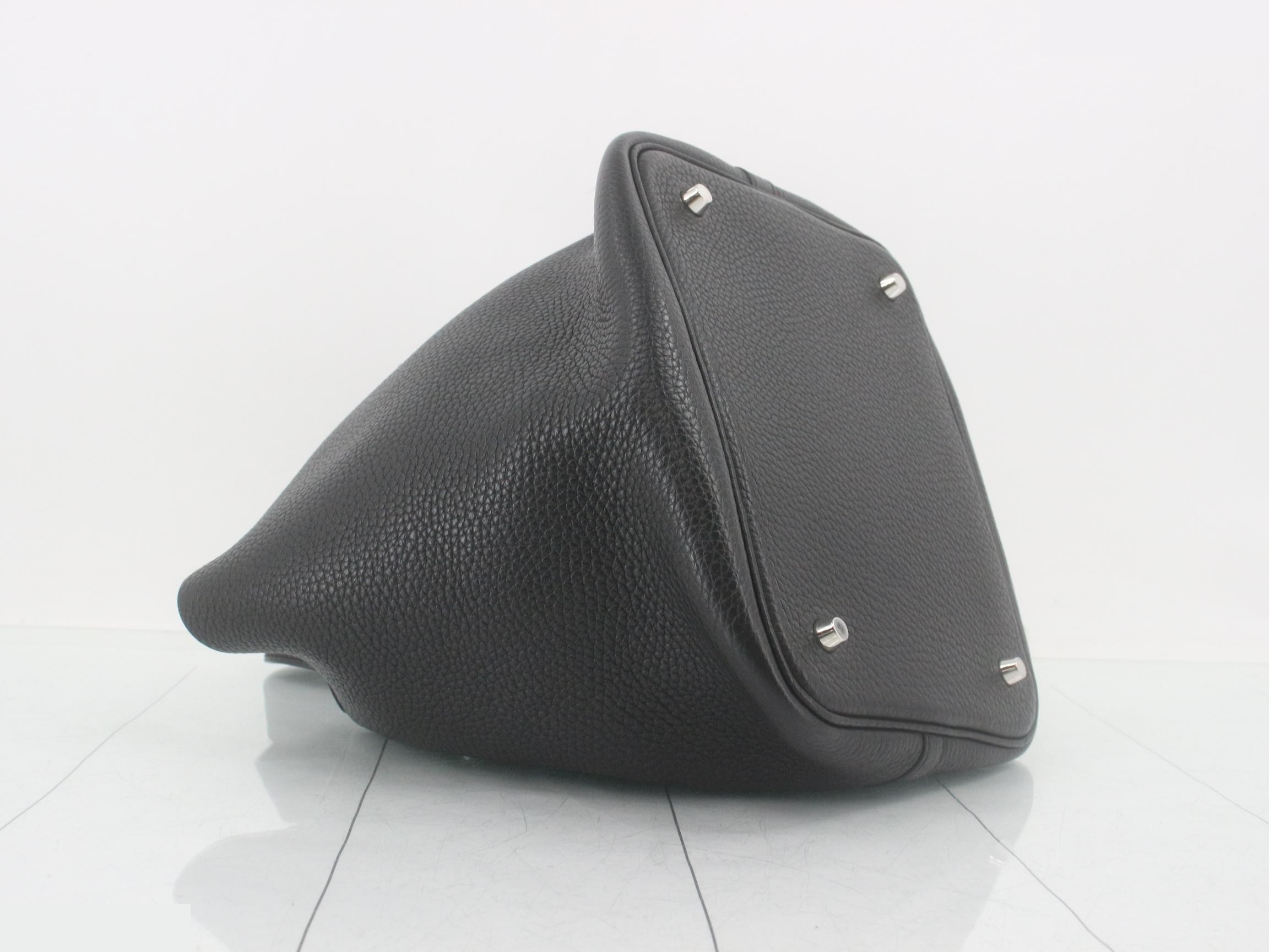 Picotin handbag, X stamp, black — view 5