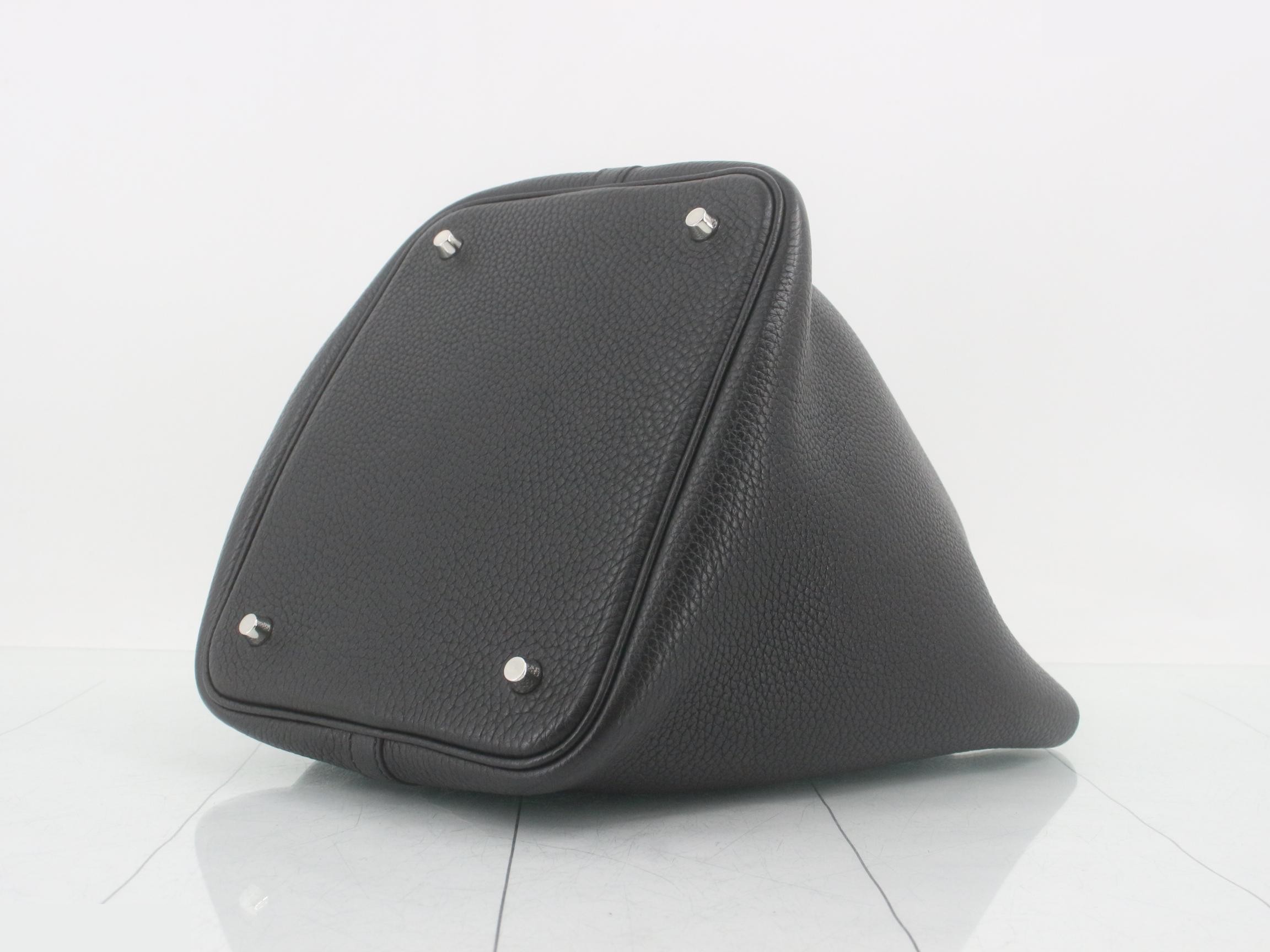 Picotin handbag, X stamp, black — view 6