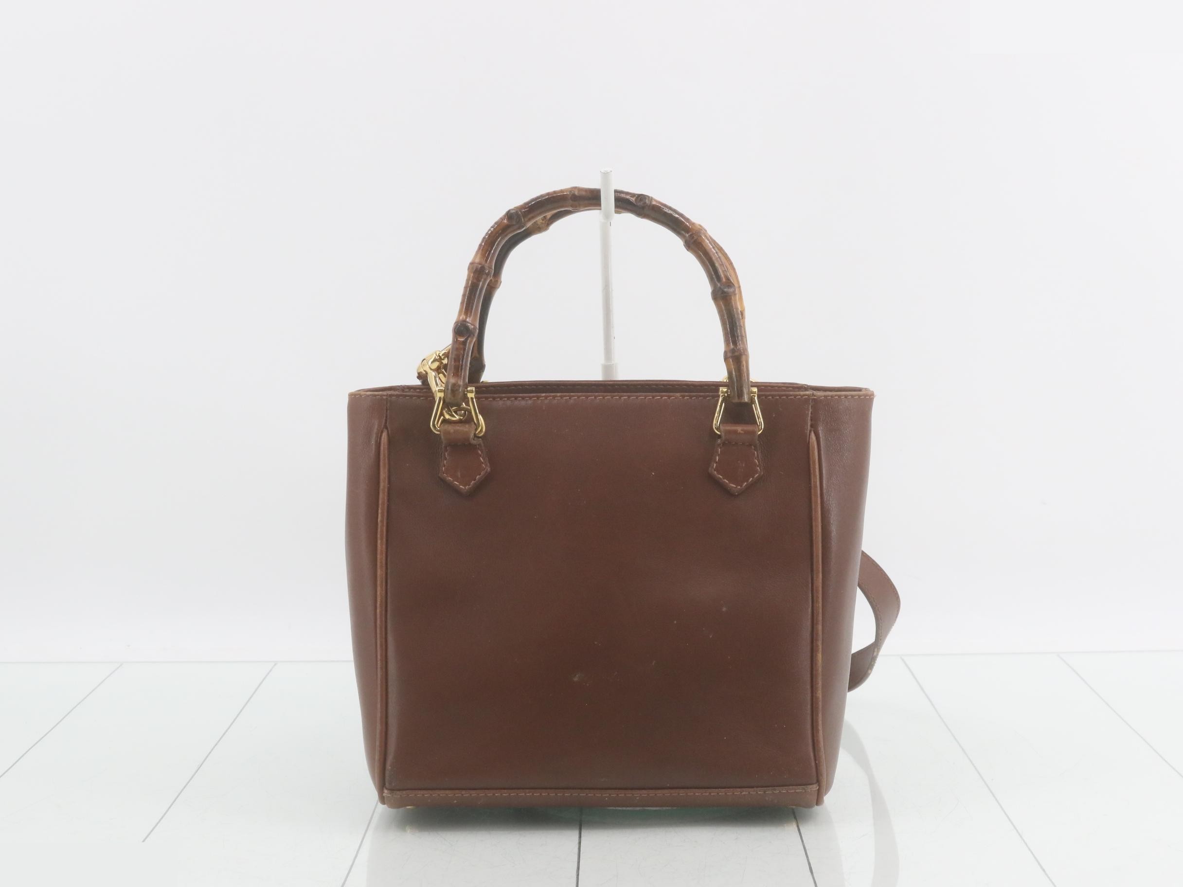 Bamboo Leather Shoulder Bag — view 2