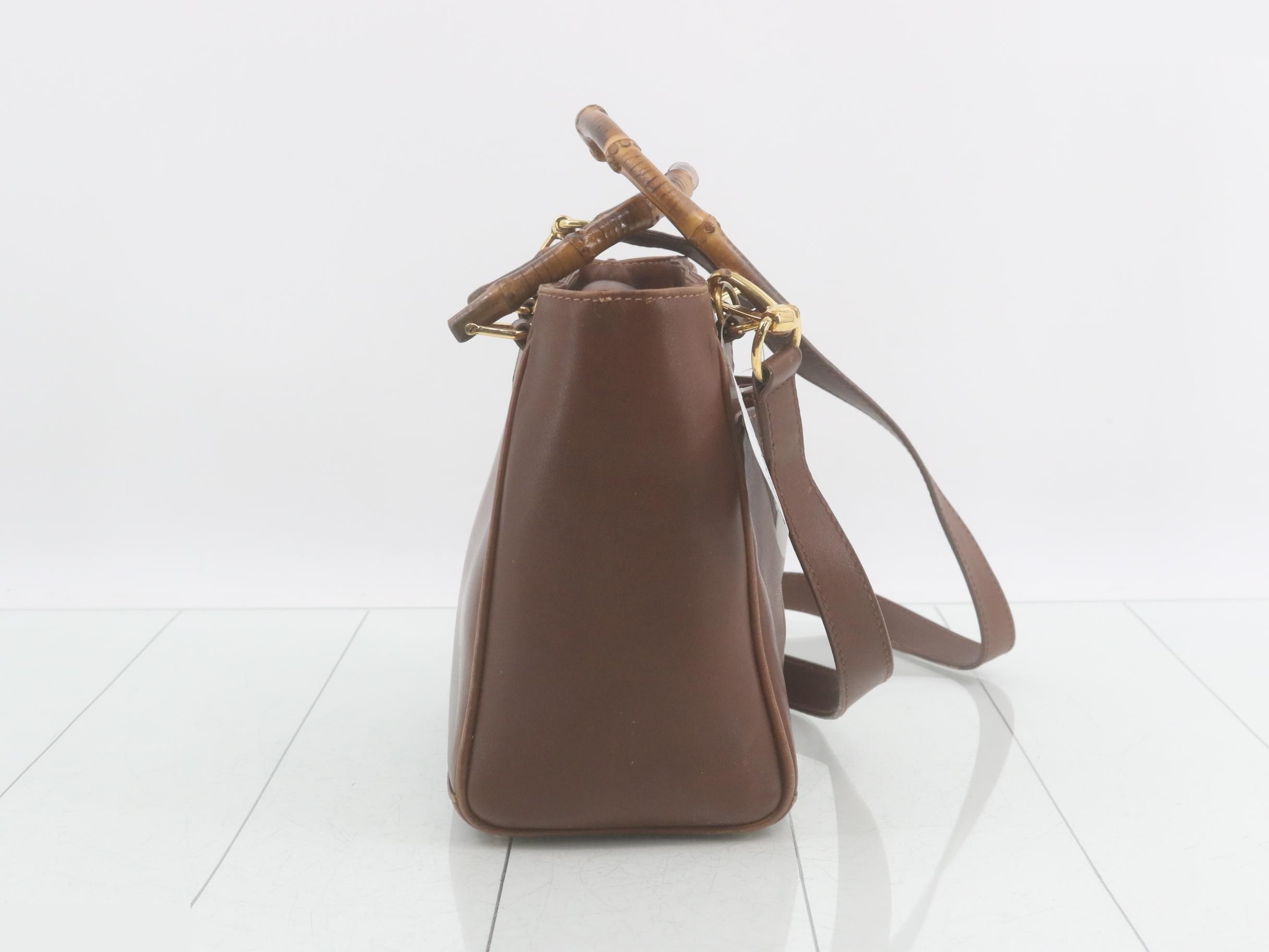 Bamboo Leather Shoulder Bag — view 4