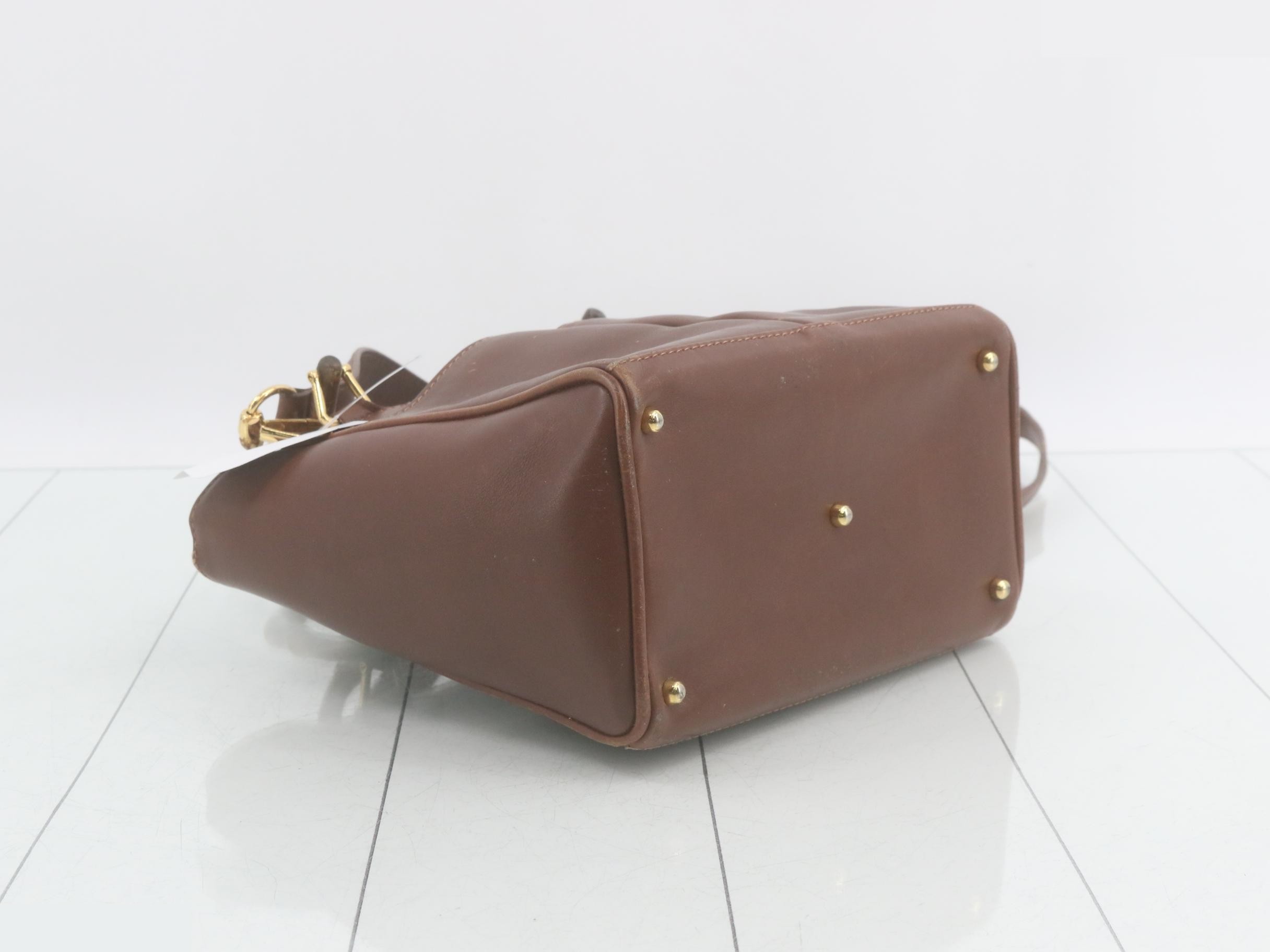 Bamboo Leather Shoulder Bag — view 5