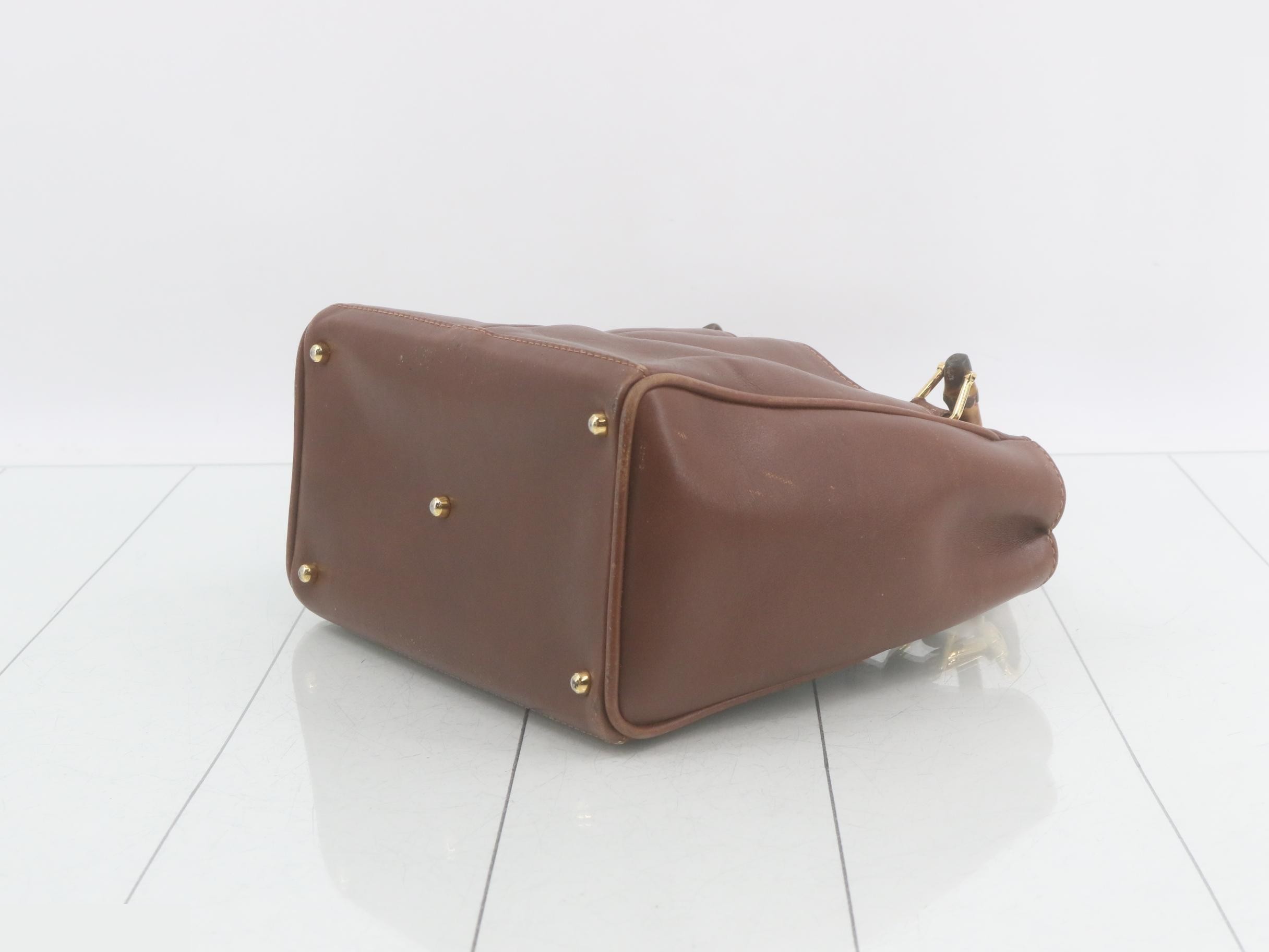 Bamboo Leather Shoulder Bag — view 6