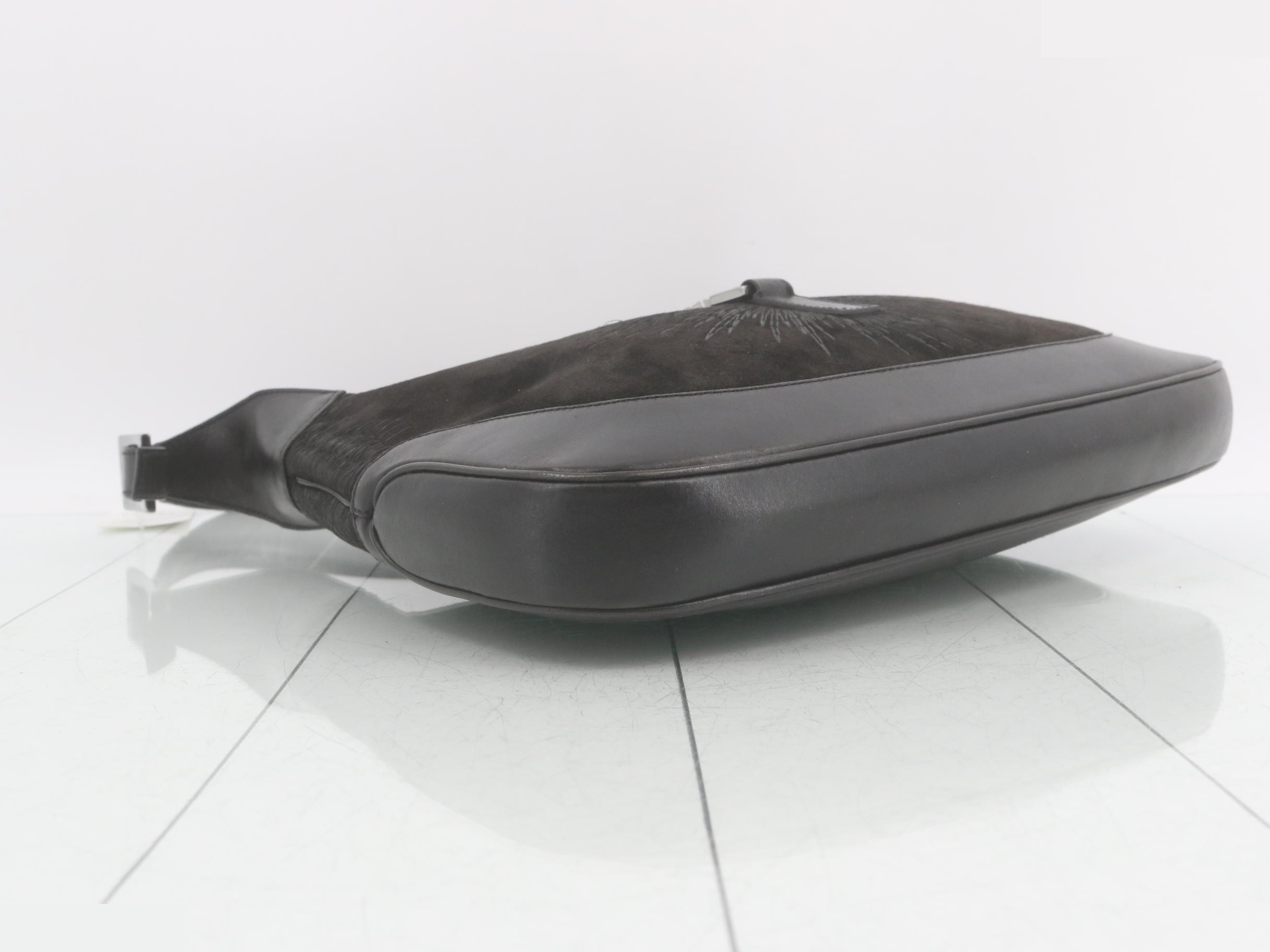 Jackie Suede One-Shoulder Bag — view 5