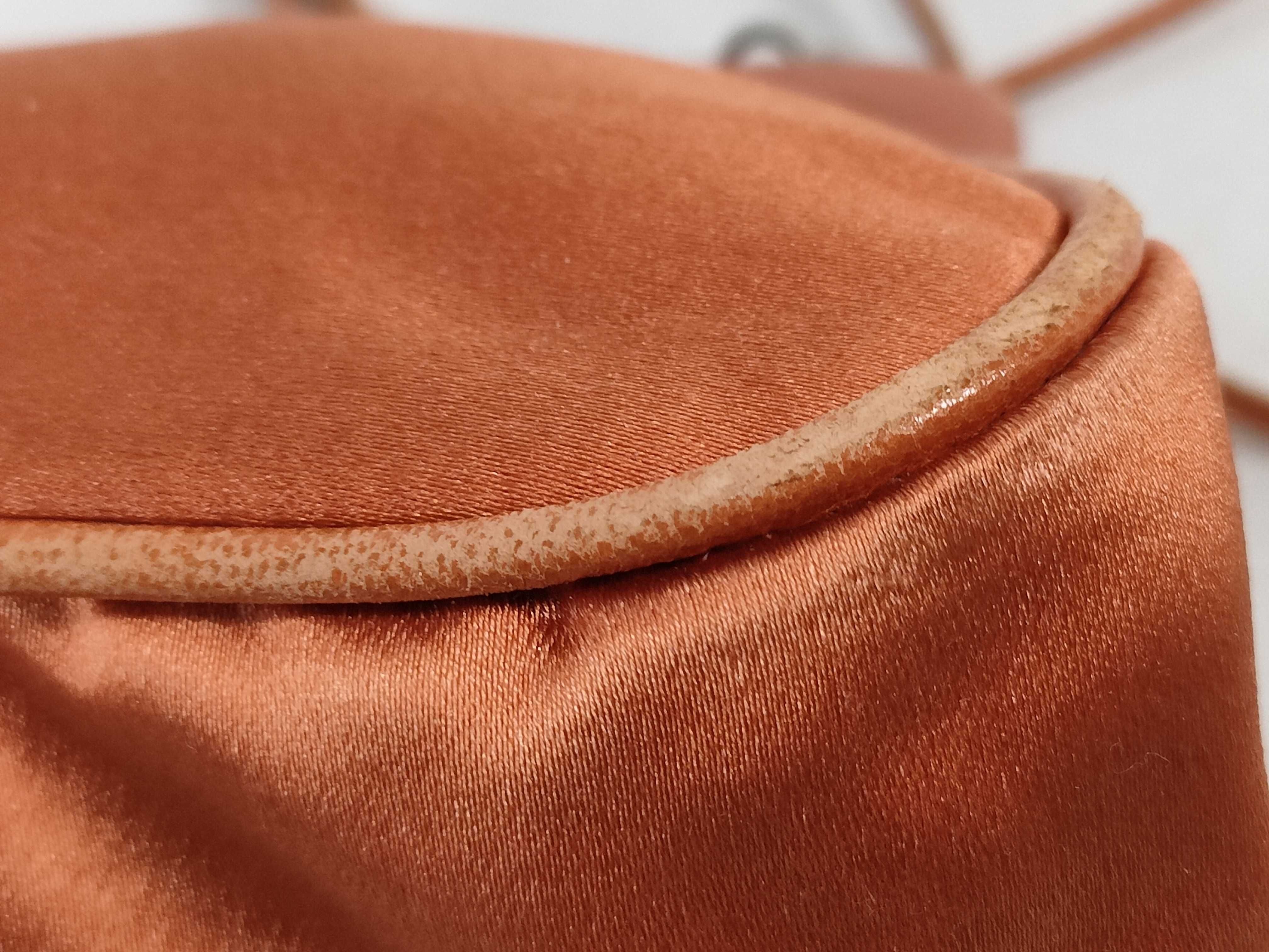 Shoulder Bag Nylon Clasp Orange Shoulder Bag — view 6