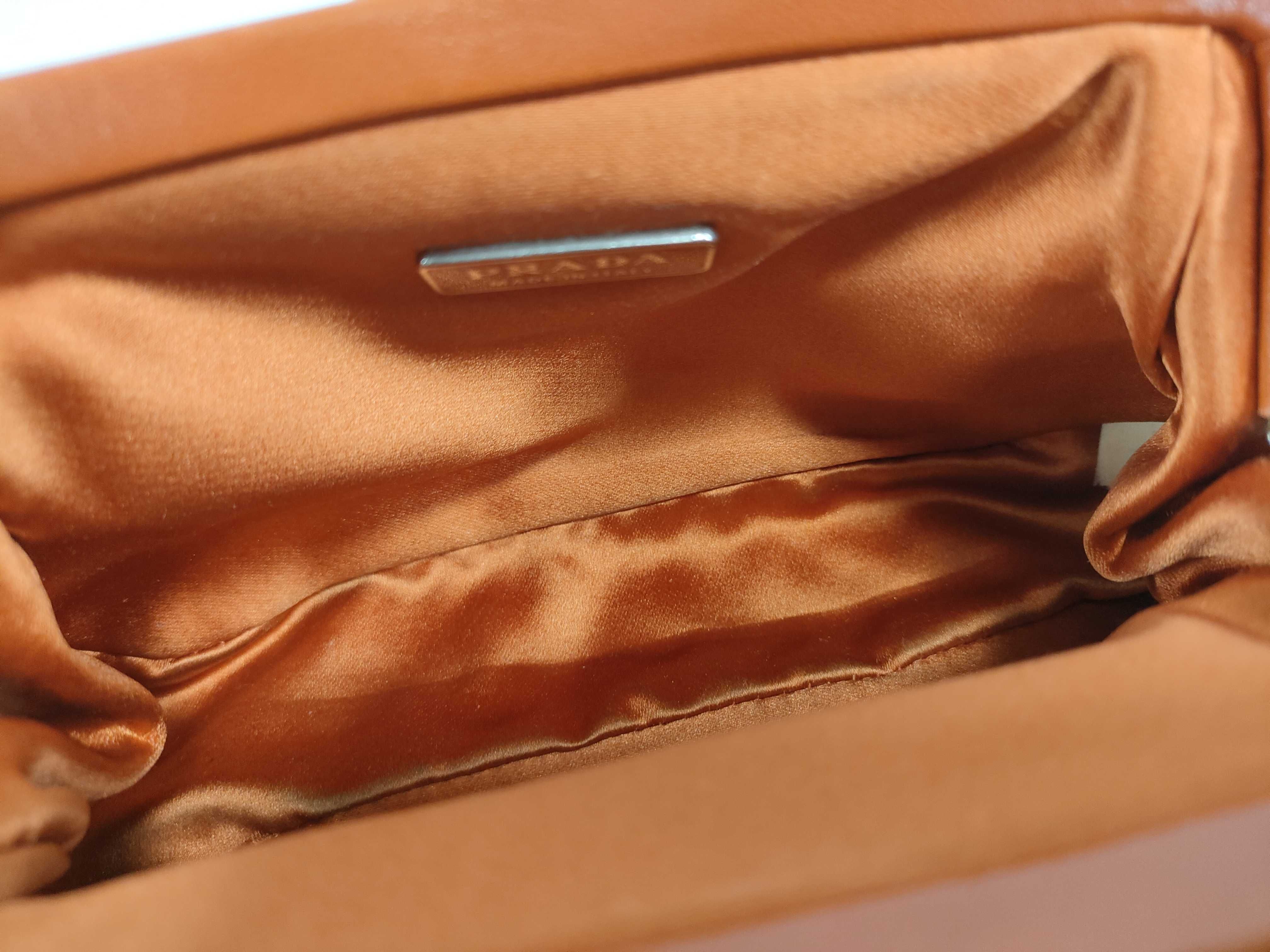 Shoulder Bag Nylon Clasp Orange Shoulder Bag — view 9