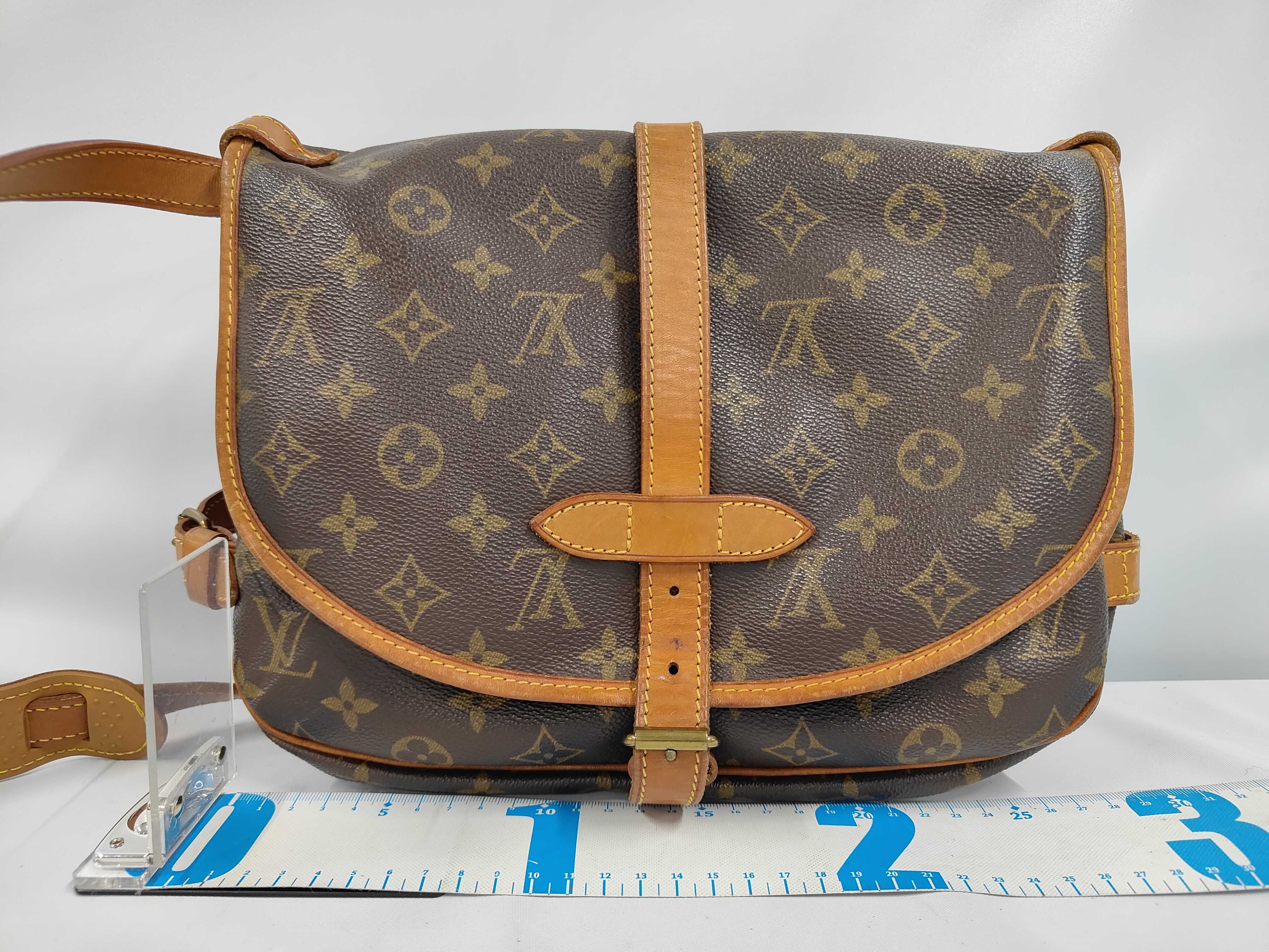 Monogram Saumur 30 M42256 AR0960 Brown Shoulder Bag — view 2