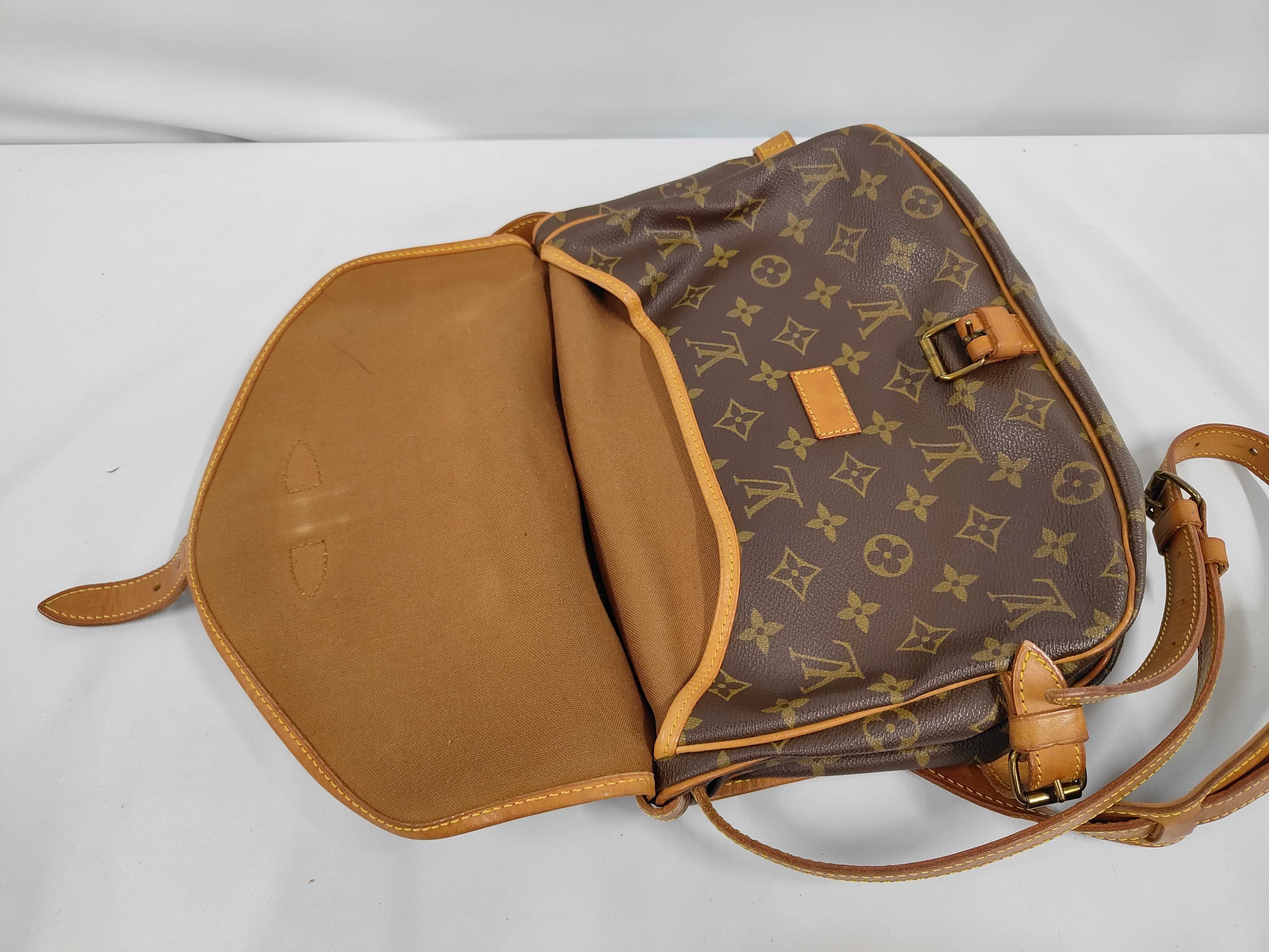 Monogram Saumur 30 M42256 AR0960 Brown Shoulder Bag — view 9