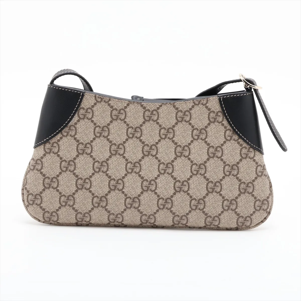 GG Supreme PVC x Leather Shoulder Bag, Beige, 820696 — view 2