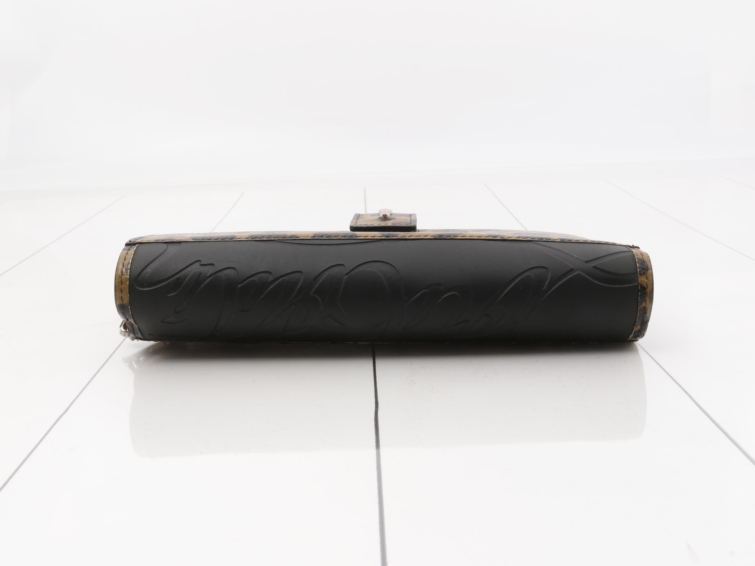 Paloma Leopard Round Zip Long Wallet — view 3