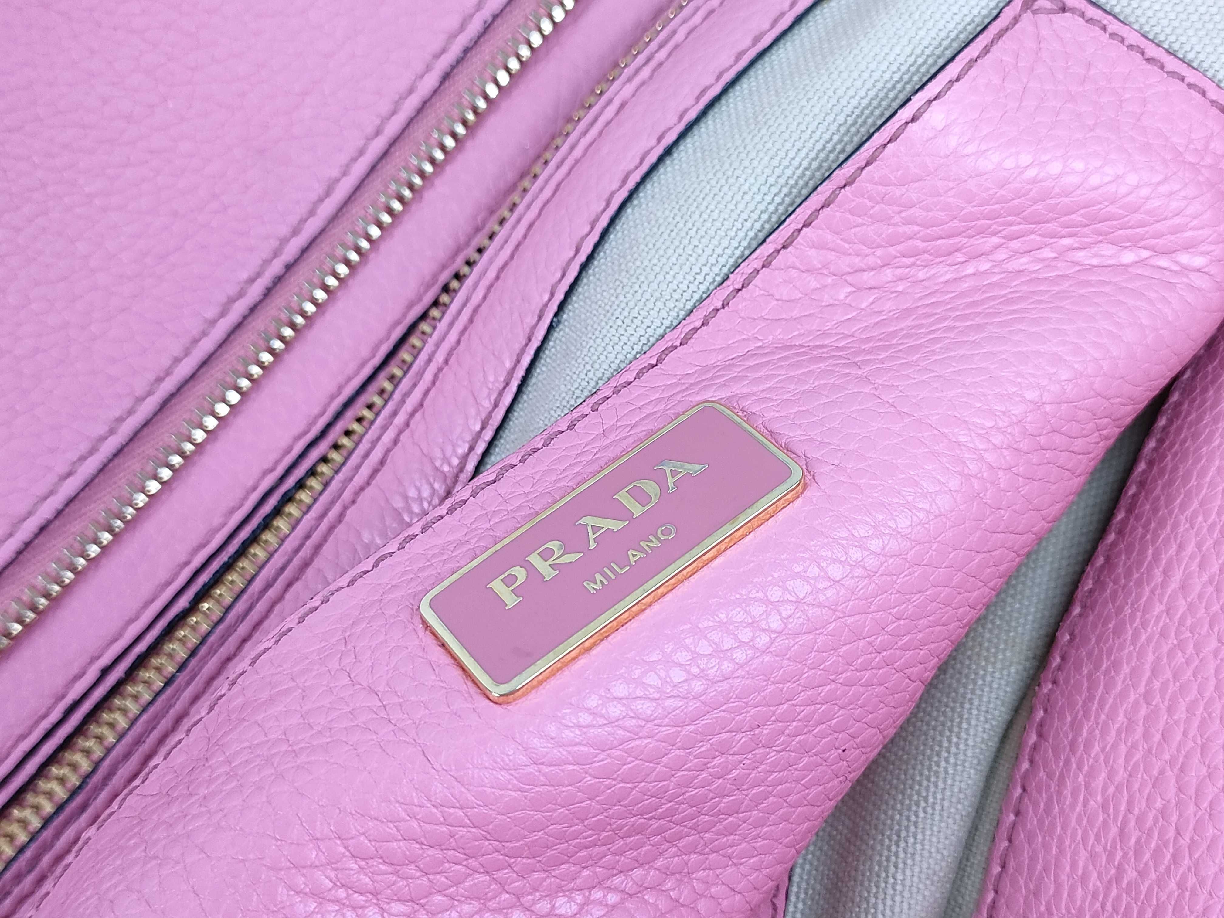 Leather Bag Pink Handbag — view 11