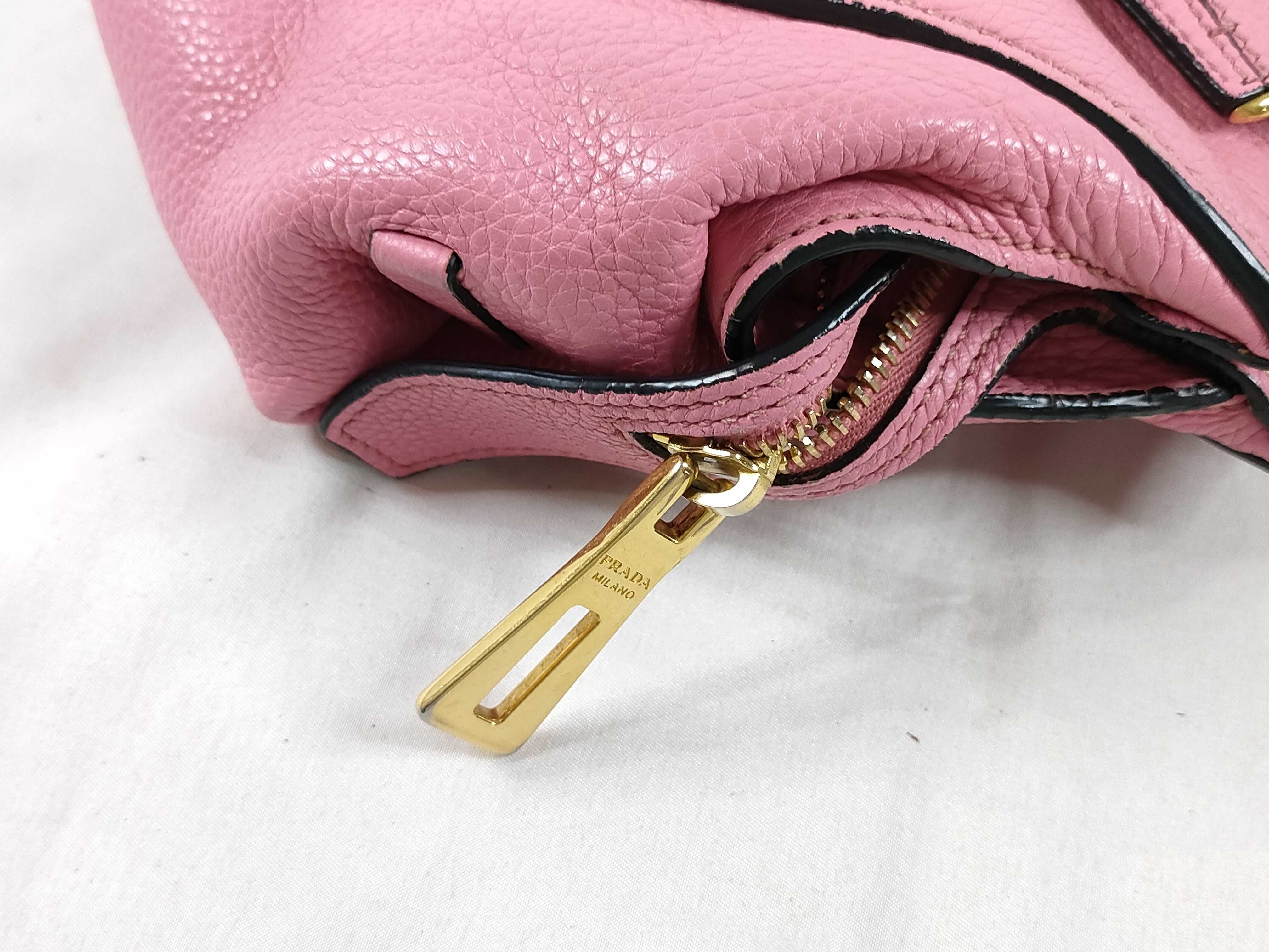 Leather Bag Pink Handbag — view 13
