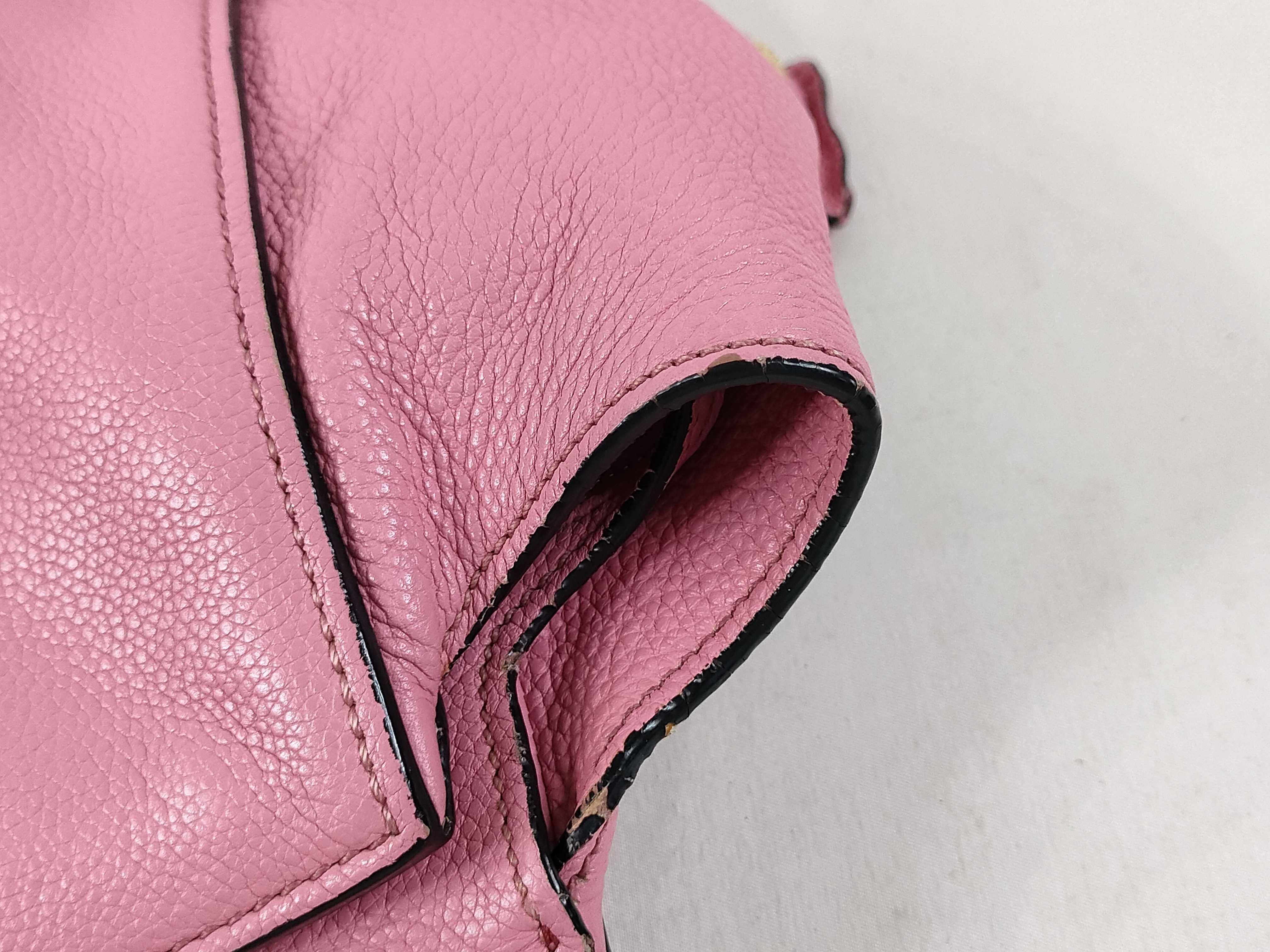 Leather Bag Pink Handbag — view 14