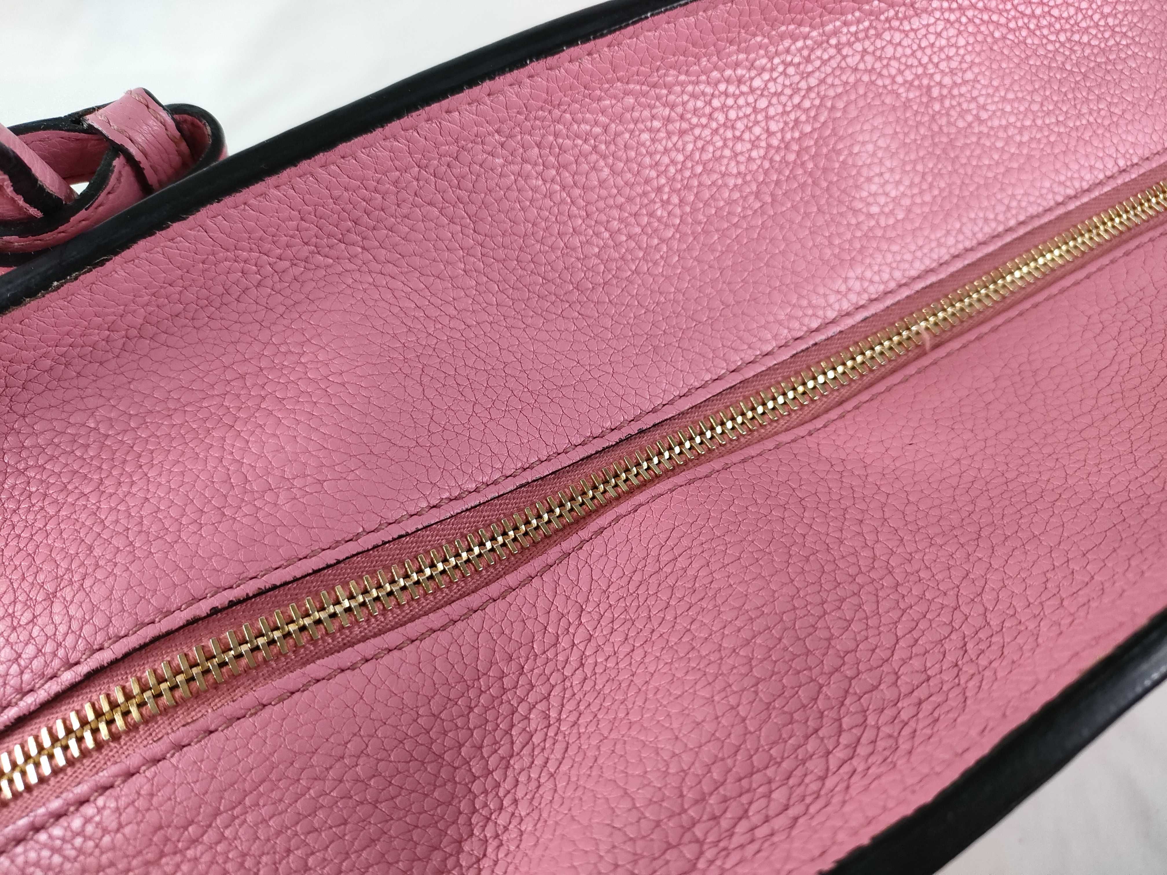 Leather Bag Pink Handbag — view 8