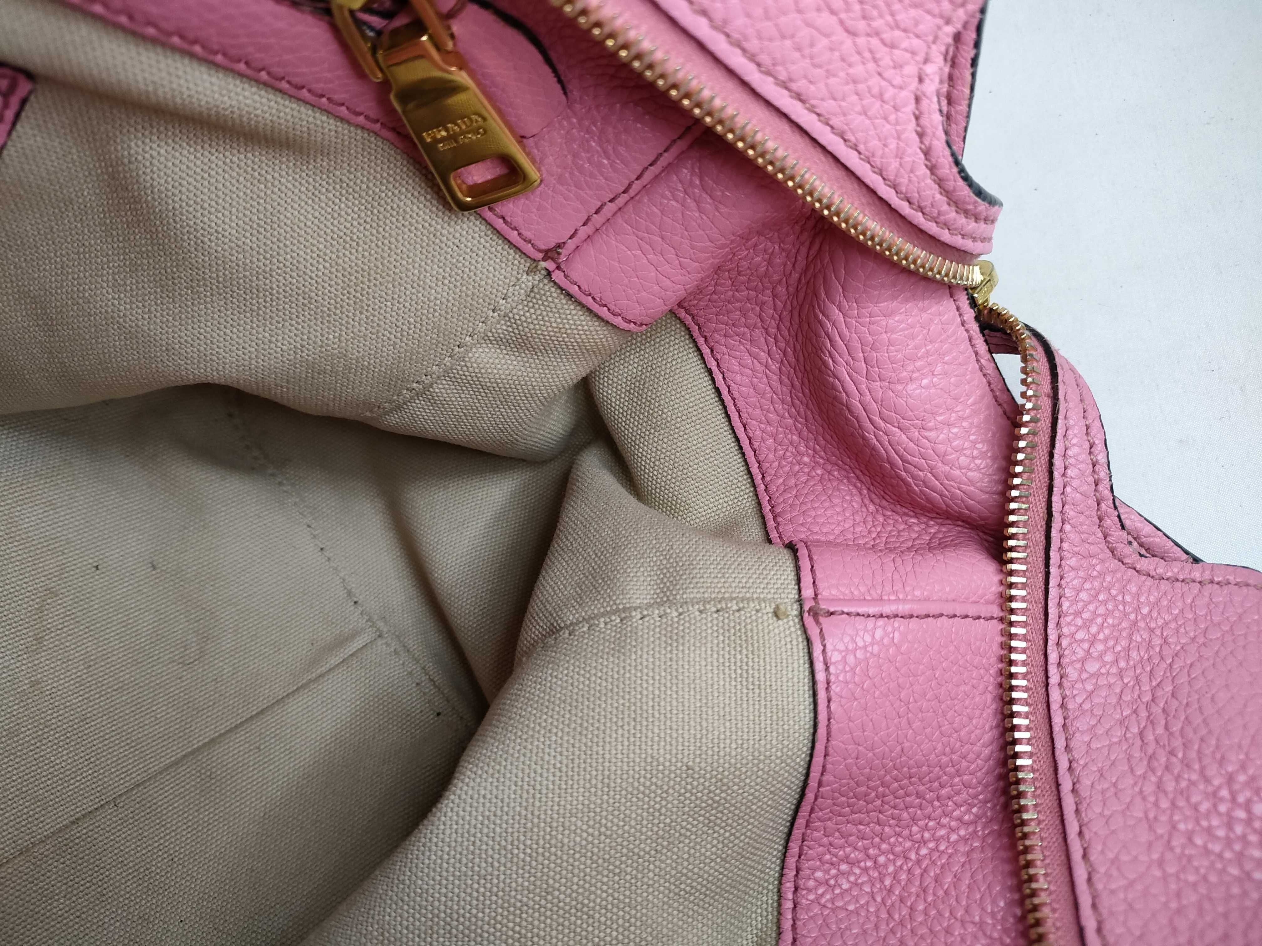 Leather Bag Pink Handbag — view 9