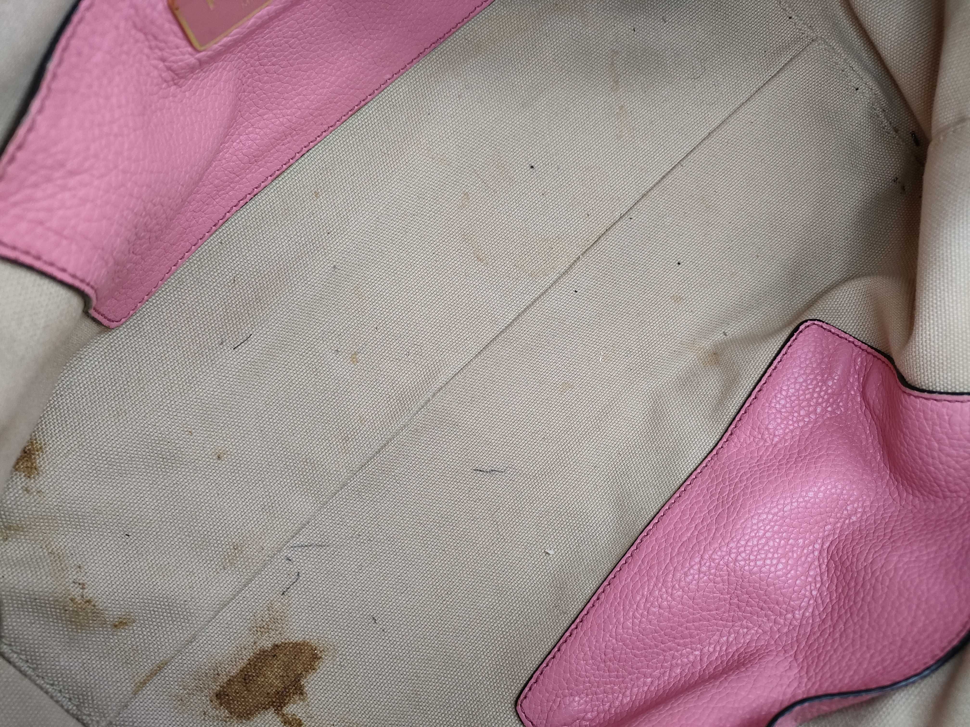 Leather Bag Pink Handbag — view 10