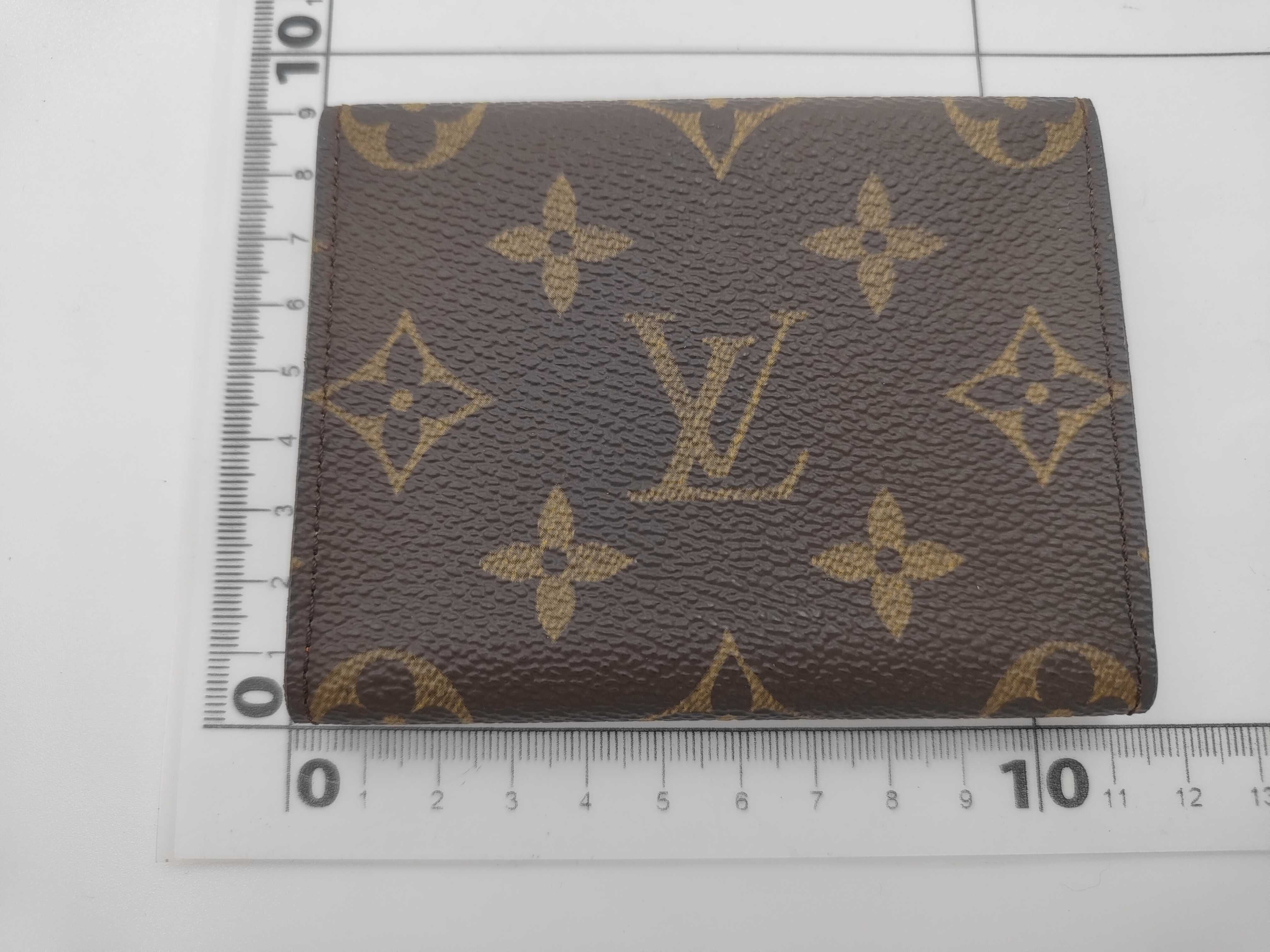 Monogram Enveloppe Carte de Visite Card Case — view 2