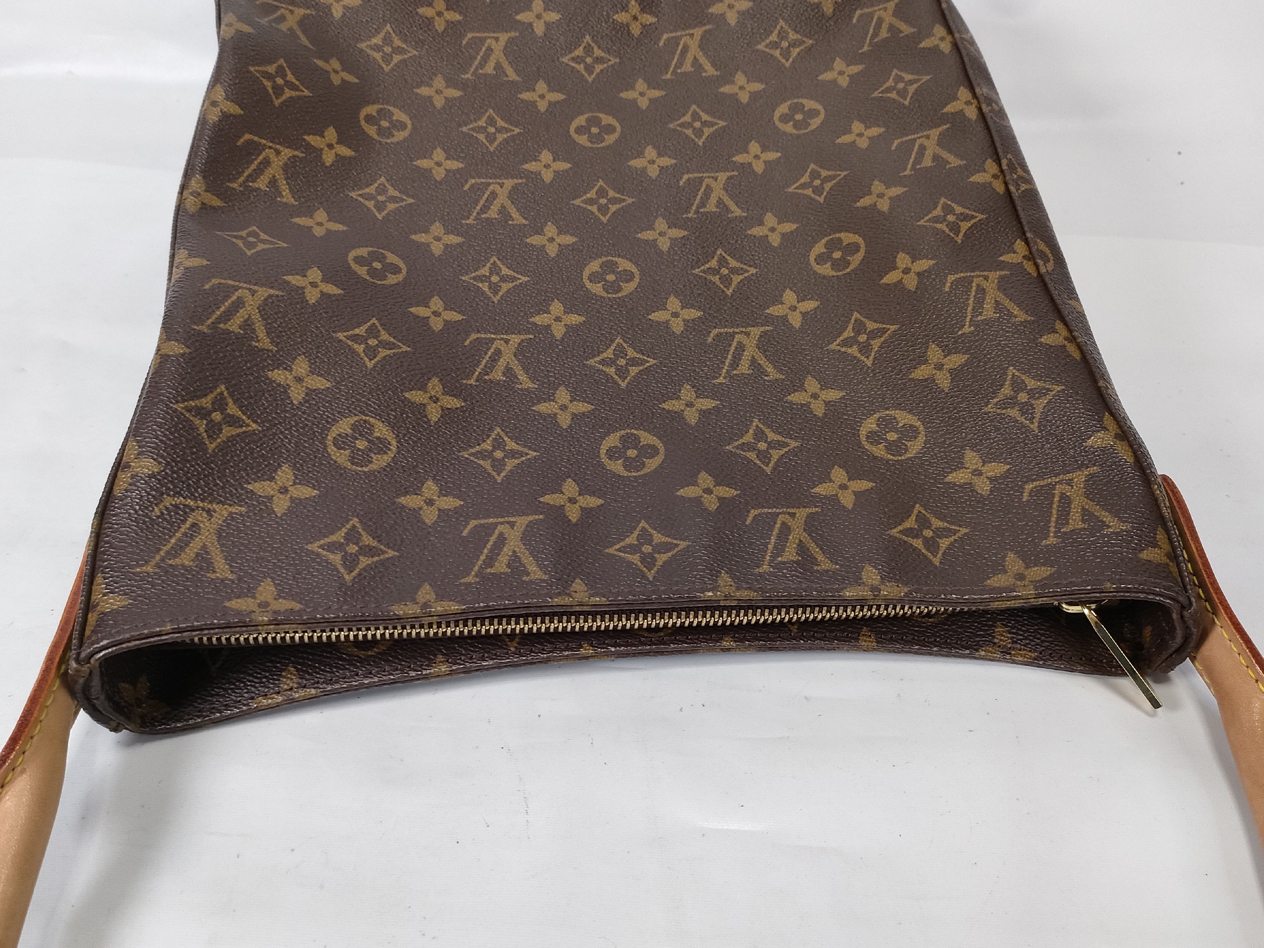 Monogram Vuitton Looping GM Shoulder Bag — view 8