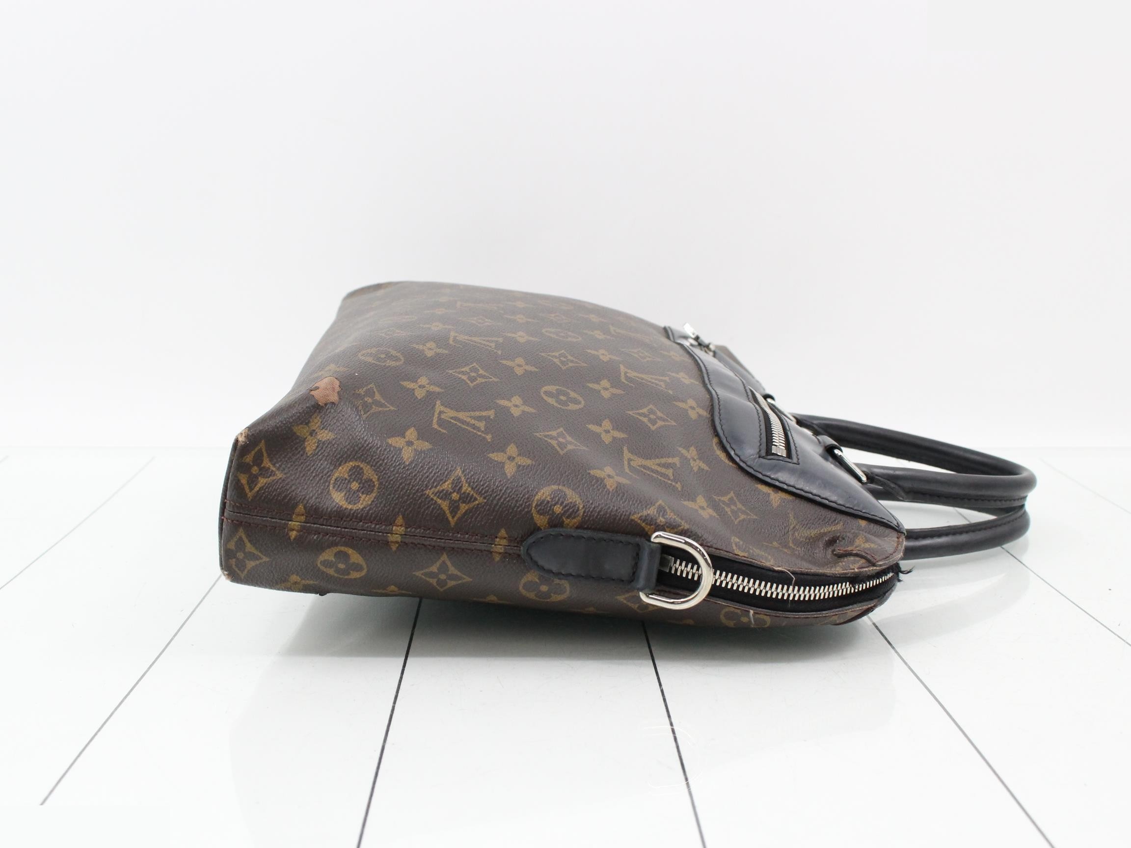 Monogram Macassar PDJ NM Business Bag — view 3