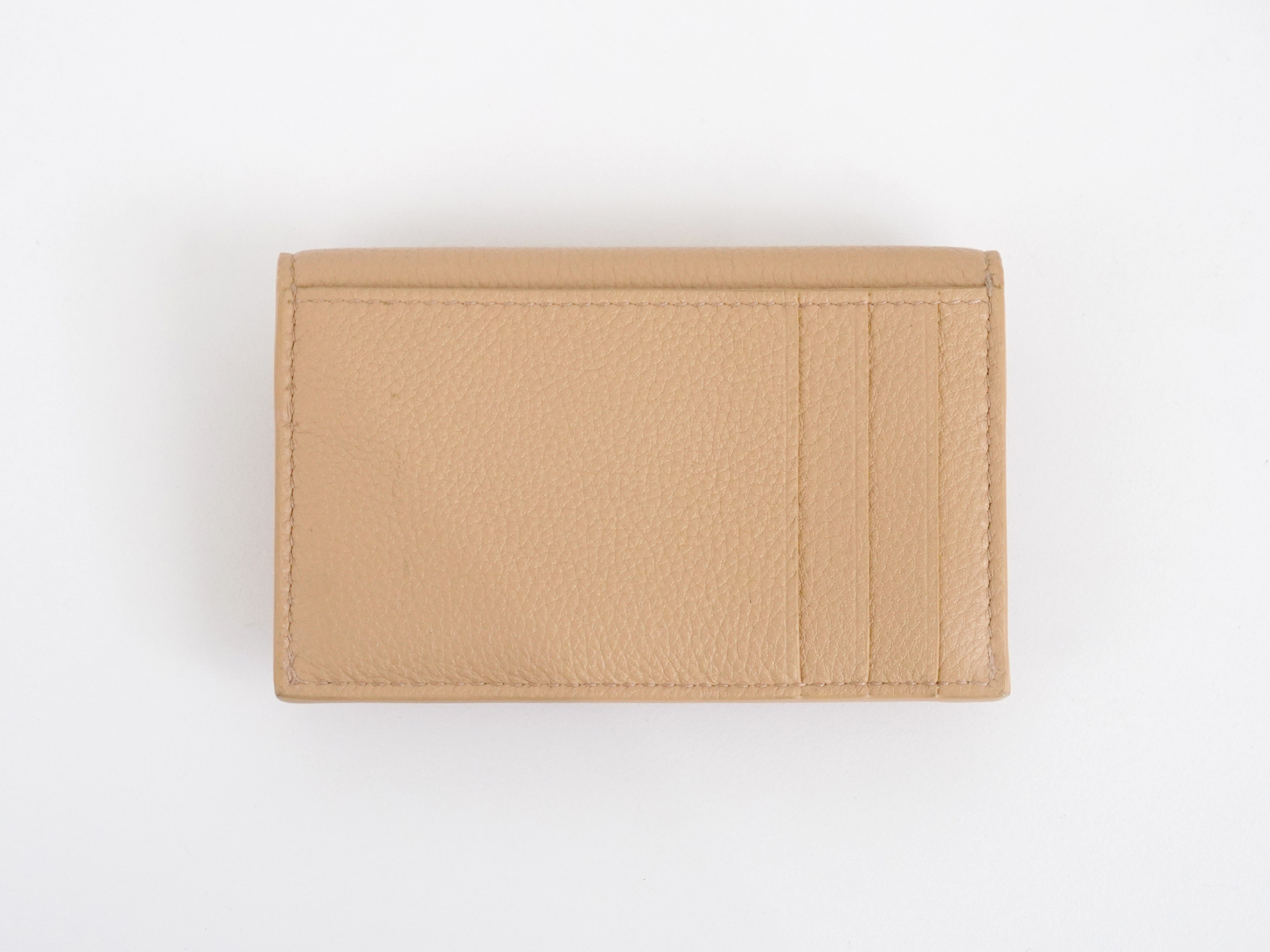 Triangle Metal Closure Coin Case Wallet — view 3