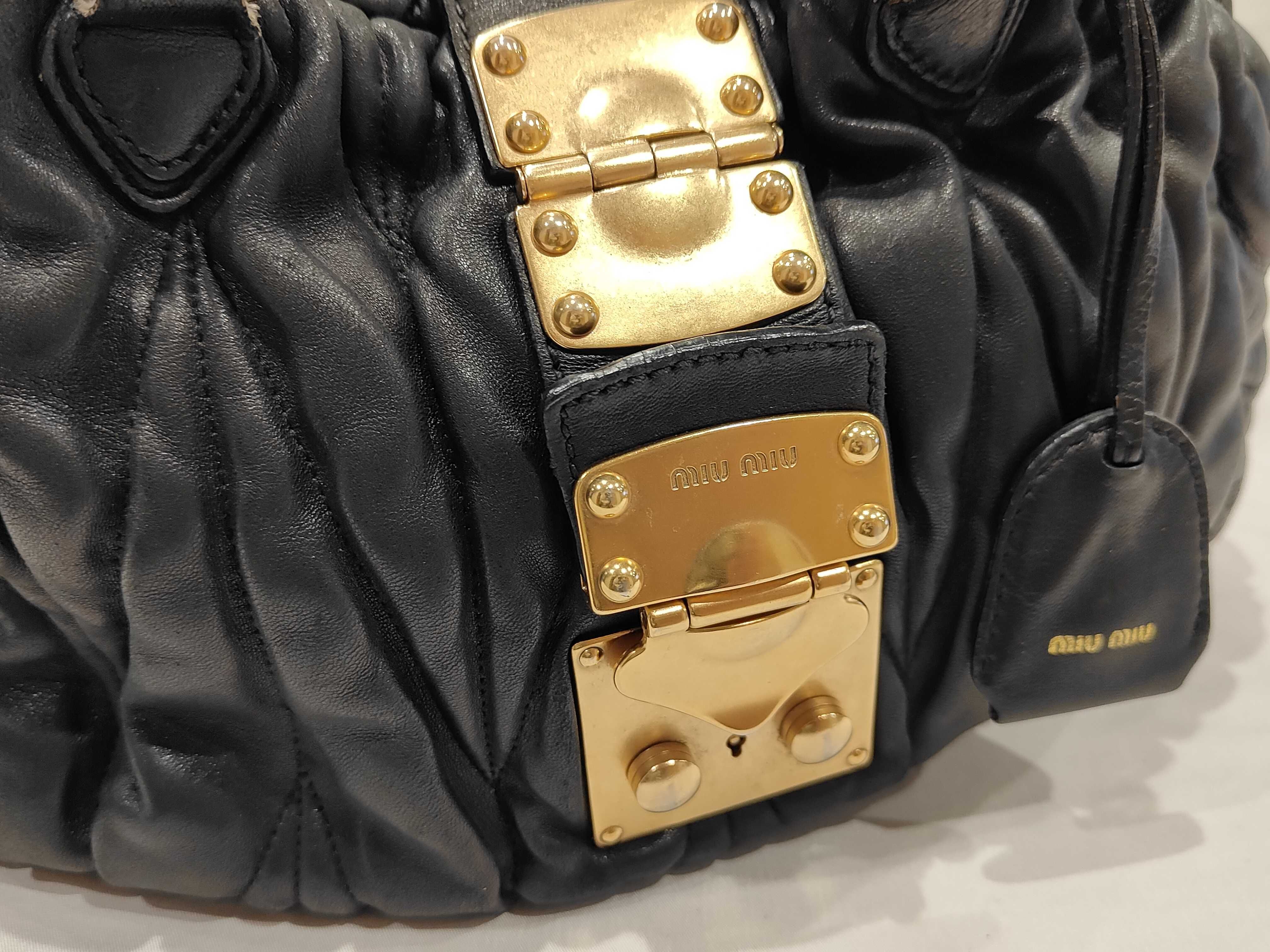 Lambskin Handbag Shoulder Bag — view 10
