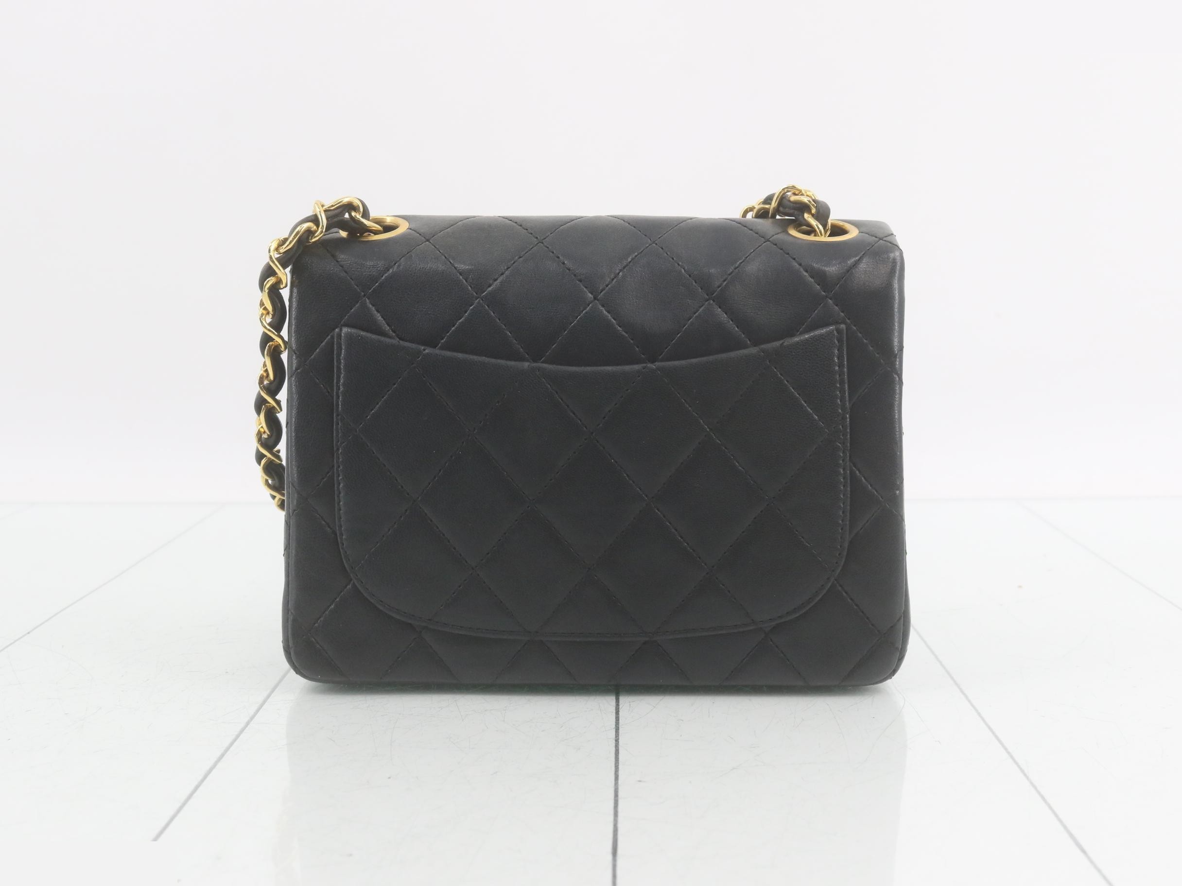 Mini Matelassé 17 Chain Shoulder Bag, Lambskin — view 2