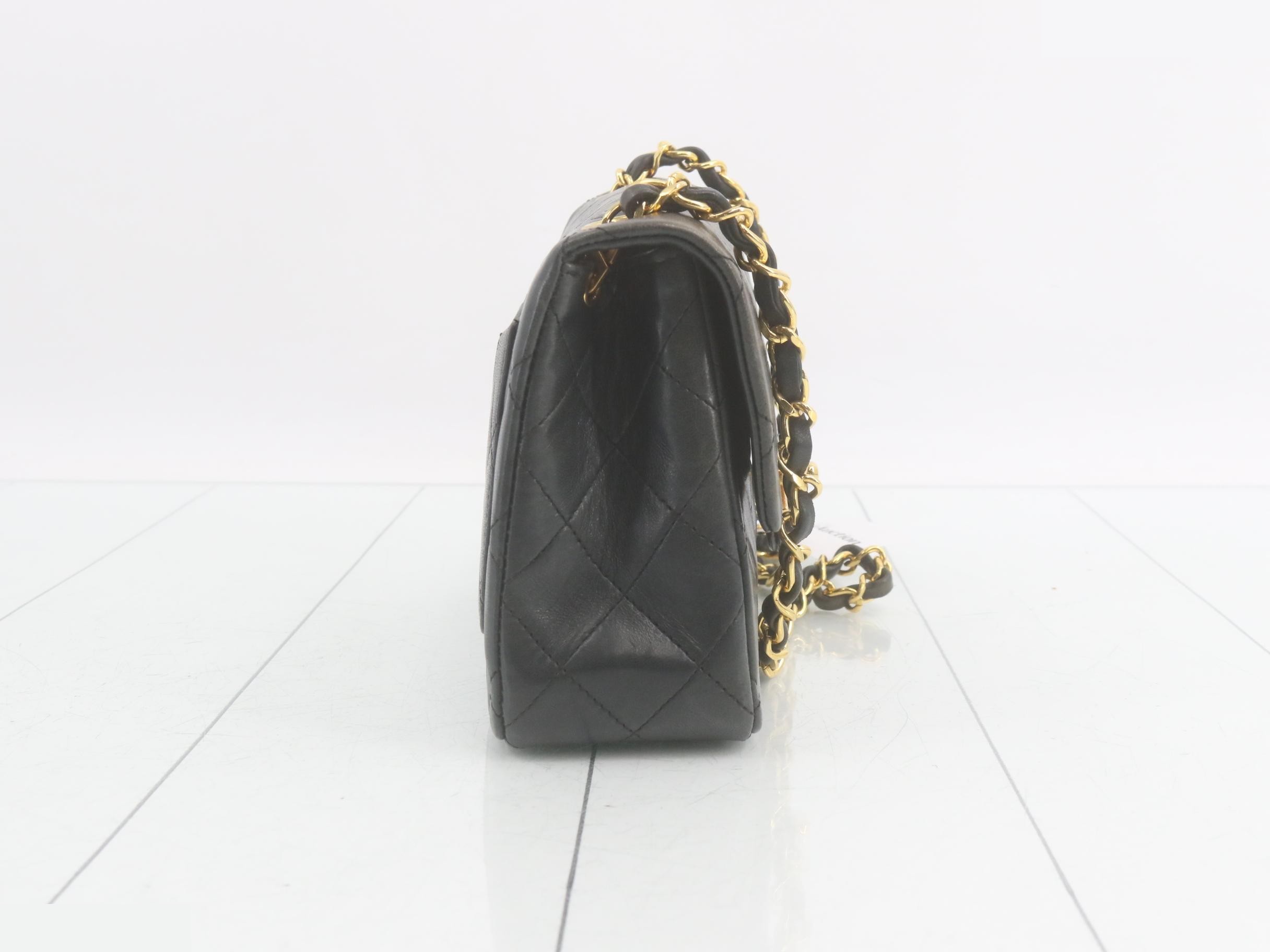 Mini Matelassé 17 Chain Shoulder Bag, Lambskin — view 4