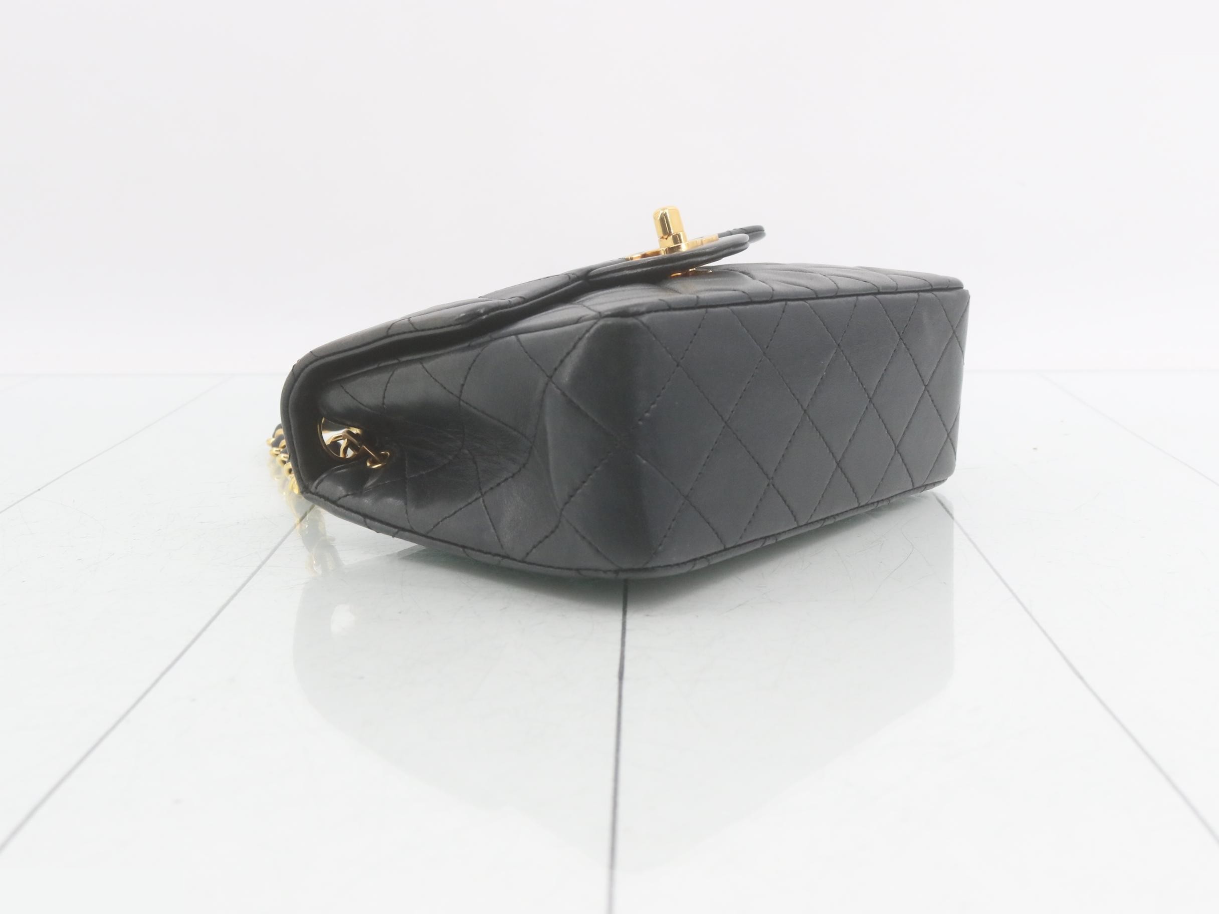 Mini Matelassé 17 Chain Shoulder Bag, Lambskin — view 5