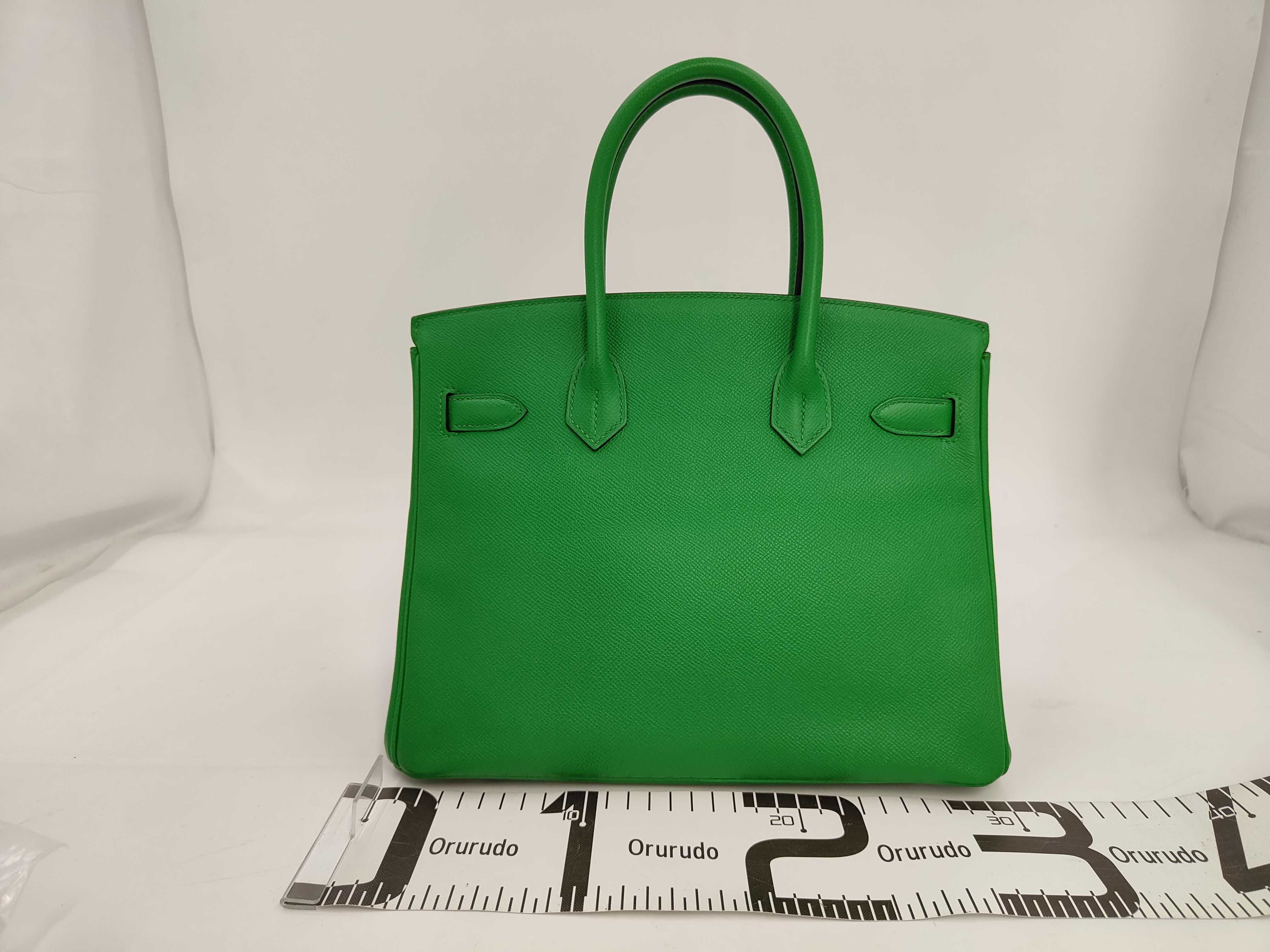 Birkin 30 P stamp Epsom leather handbag — view 2