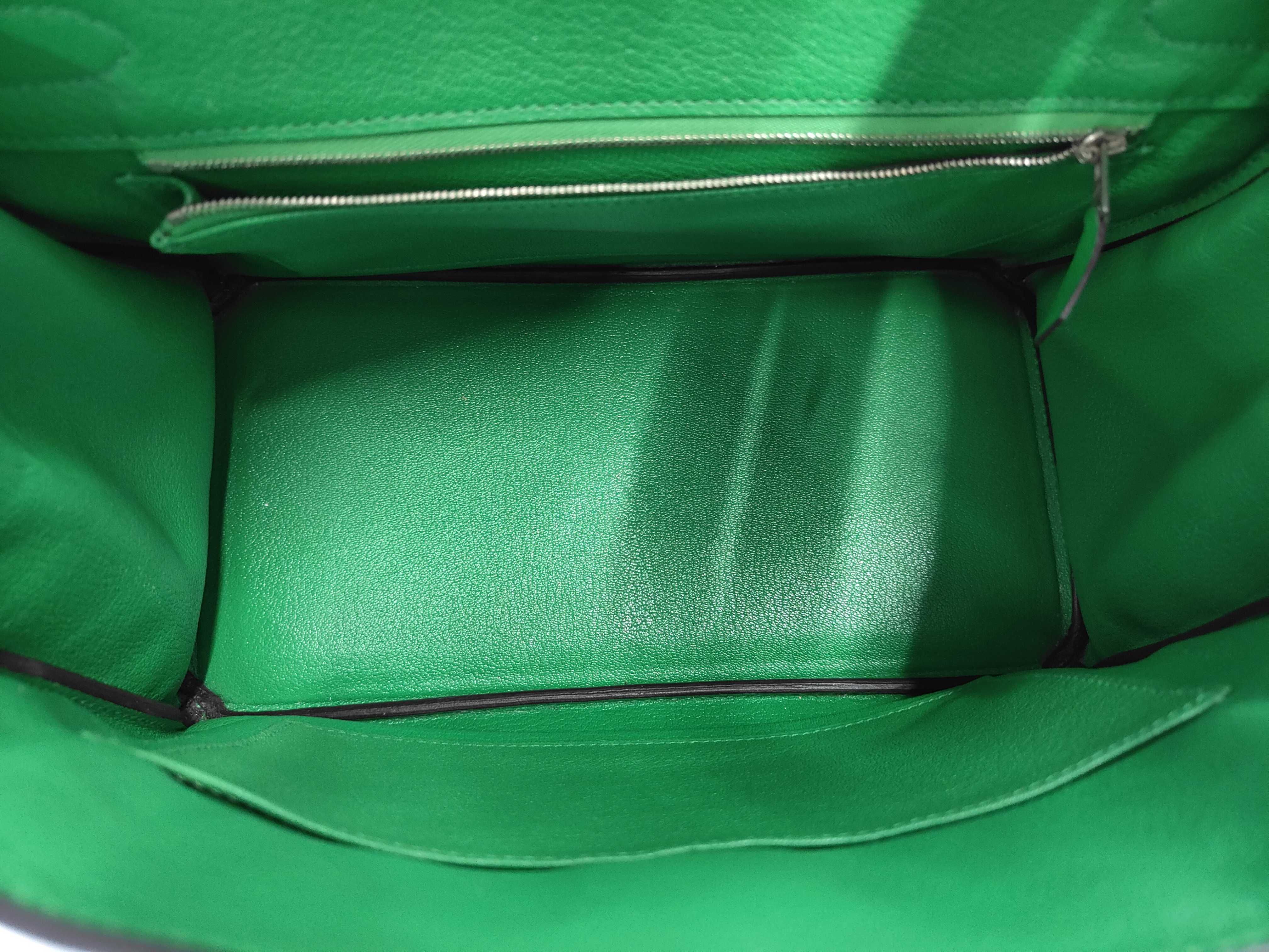 Birkin 30 P stamp Epsom leather handbag — view 8
