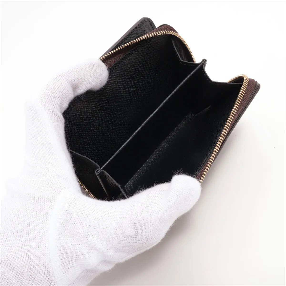 Monogram Reverse Portefeuille Roux M81461 Brown Compact Wallet RFID Reactive — view 5
