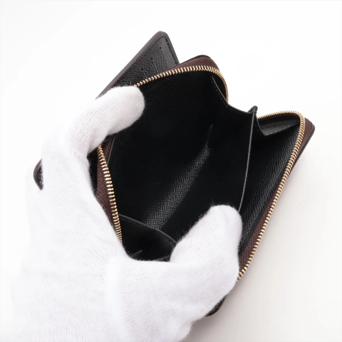 Monogram Reverse Portefeuille Roux M81461 Brown Compact Wallet RFID Reactive — view 6